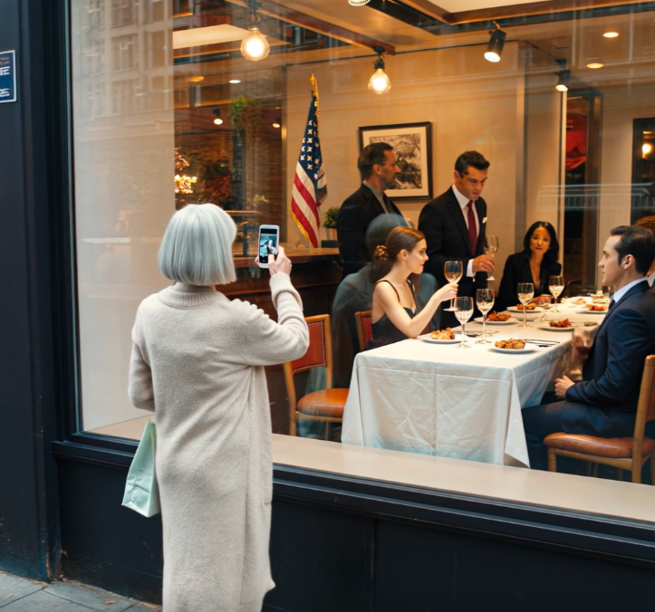 My daughter-in-law told me the celebration dinner had been canceled, “it’s postponed, mother-in-law, you don’t need to come,” i believed her… but as i walked past the restaurant, i saw her toasting with my son and his friends – using my credit card, at that moment, i pulled out my phone and canceled the card… and i watched her smile disappear from her face.