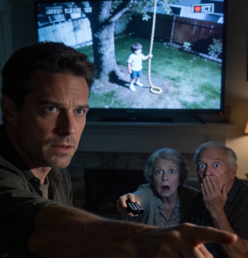 While I was overseas on a business trip, my sister accidentally sent me a video of my parents tying my 4-year-old son to a tree and calling him a “thief.” I booked the first flight home, shaking with anger the entire way. The second I walked through the door and demanded an explanation, they didn’t apologize—they doubled down, insisting my kids had stolen $500 from them. Their voices were cold, like they were talking about strangers, not their own grandson.