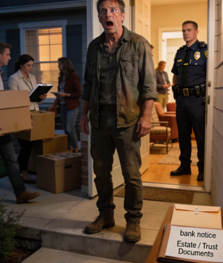 My husband shoved my wheelchair toward the edge when I wouldn’t give him the $3,000,000 inheritance. He leaned close and hissed, Give it to me now—because once you’re gone, it all becomes mine. I was sobbing, terrified, but he didn’t care. After he was sure it was done, he returned to our home in a good mood, already acting like a rich widower. So he nearly collapsed when he saw dozens of strangers inside the house, moving around like they owned the place—because something I set up had already gone into motion.