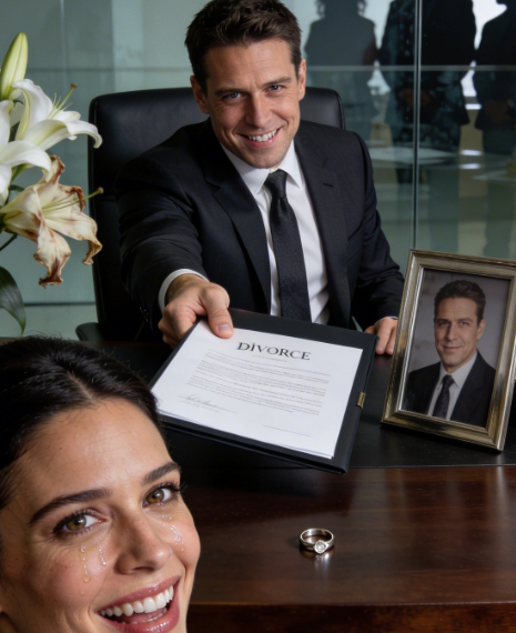 After my parents’ funeral, they left me a shoe company worth $150 million, and I walked straight into the CEO’s office. My husband was already there, sitting in the CEO chair like he owned the place, smiling like he’d been waiting for an audience. He leaned back, slid a folder across the desk, and said, now I am the CEO of this company. If you do not agree with this, here are your divorce papers. I stared at him, then at the papers, and I couldn’t help but burst out laughing, because my husband was not even legally my husband at all—our marriage was never filed, never official, and the only thing he was entitled to was the walk of shame out of that office.