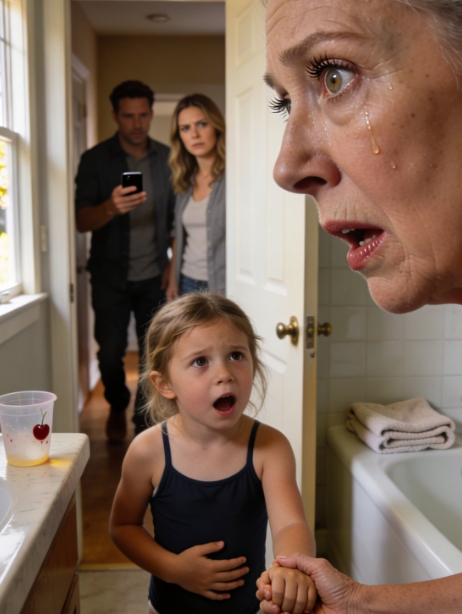 My mother-in-law spoiled all her grandkids with iPads, jewelry, and cash—except my daughter. “Not really family,” she said. My husband stayed silent… until my 7-year-old slid a box across the table and whispered, “Dad told me to give you this if you ever ignored me again.” Grandma opened it—and screamed.