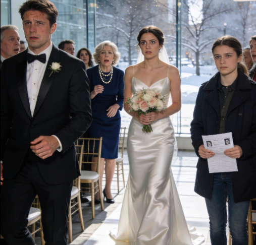 A Woman in a Dark Coat Walked Into Claire’s Wedding—And the Groom Turned Pale. Only Ethan and his mother knew who she was… until the mother-in-law’s confession dropped a truth that froze the entire room.
