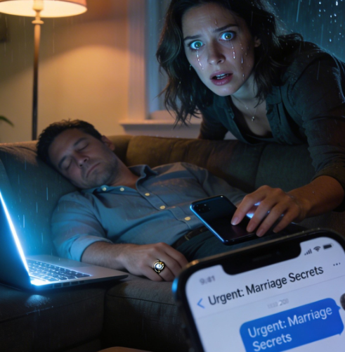 I reached over to silence my husband’s phone while he slept—Face ID unlocked it, and a group chat called “Maui Plan ” was already open. The messages weren’t about resorts… they were about a life insurance payout and how to make my “accident” look clean.