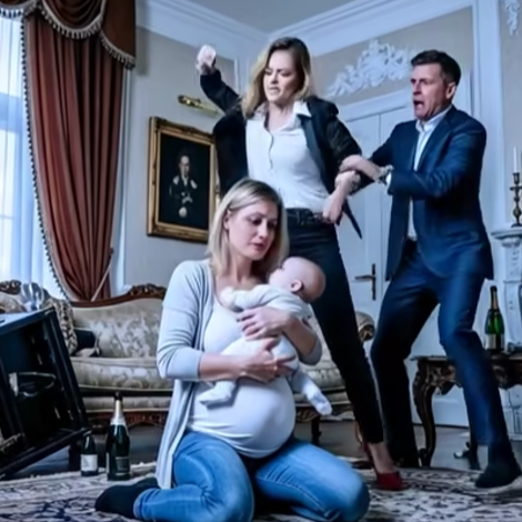 “She took 11 blows—and never dropped her baby.” The Moment a Neighbor’s Video Proved the Pregnant Mother Was Protecting Two Children.