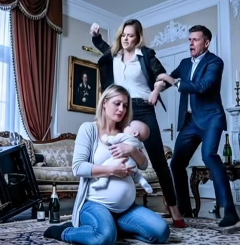 “She took 11 blows—and never dropped her baby.” The Moment a Neighbor’s Video Proved the Pregnant Mother Was Protecting Two Children.