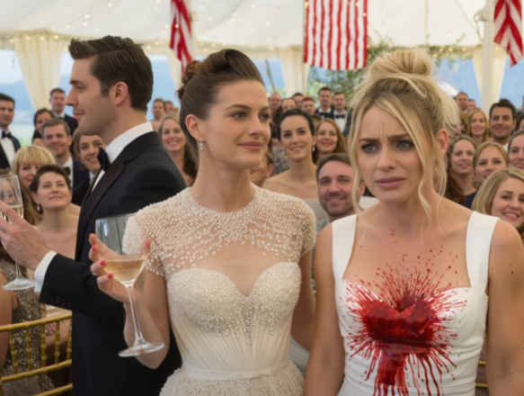 – Ülj le a segítséggel, úgy nézel ki, mint egy szobalány – nevetett a bátyám menyasszonya, miközben vintage Cabernet-t öntött a fehér ruhámra.