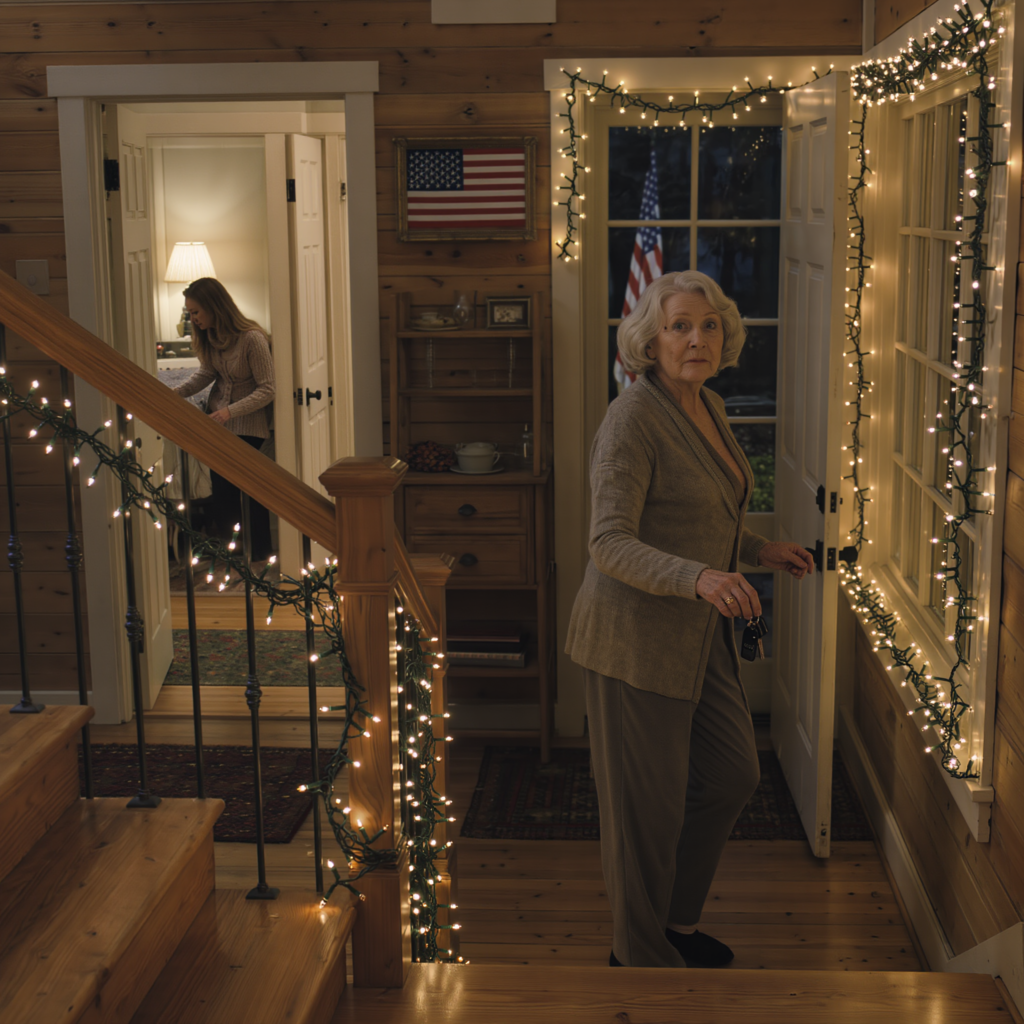 A week before Christmas, my 8-year-old granddaughter whispered, “Grandma, Mom says you won’t be here this year.” I laughed, thinking she was joking—until I came home early and heard drawers slamming upstairs. Through a cracked door, I saw my daughter and son-in-law digging for the house papers, talking about “guardianship” and a doctor’s “evaluation.” So I kept smiling at dinner… and quietly began making my own plan.
