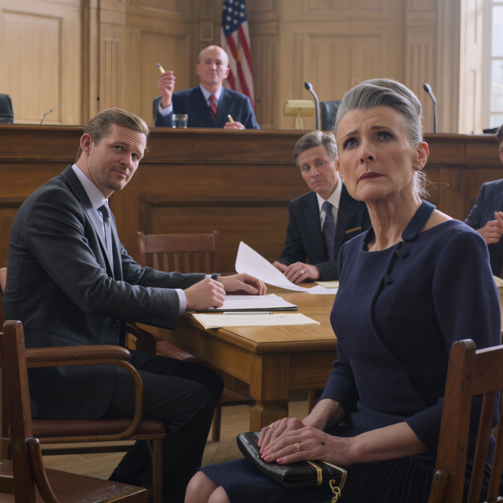 “She’s just a housewife.” — My husband left the entire empire to me. My stepson objected and took me to court, insisting I was only a “housewife” who had everyone completely fooled. He hired the toughest lawyer in the city. But the moment I walked into the courtroom, his lawyer froze, dropped his briefcase, and bowed his head. “Is it really you? I can’t believe it.” The lawyer recognized me. The judge recognized me too… My stepson had no idea who I truly was…