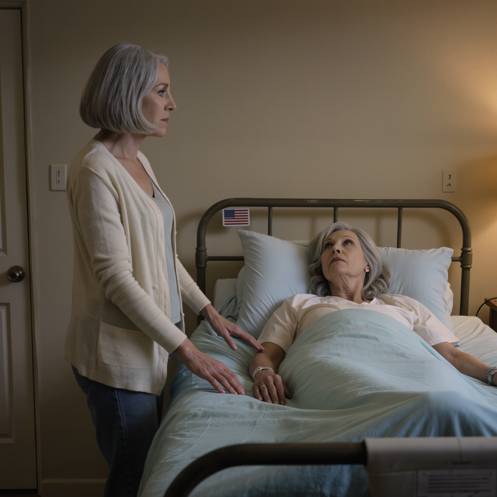 My son and his wife went on a trip, leaving me to care for her mother—who they said “wouldn’t wake up” after an accident. They left me alone with her mother. But the moment they walked out… she opened her eyes.