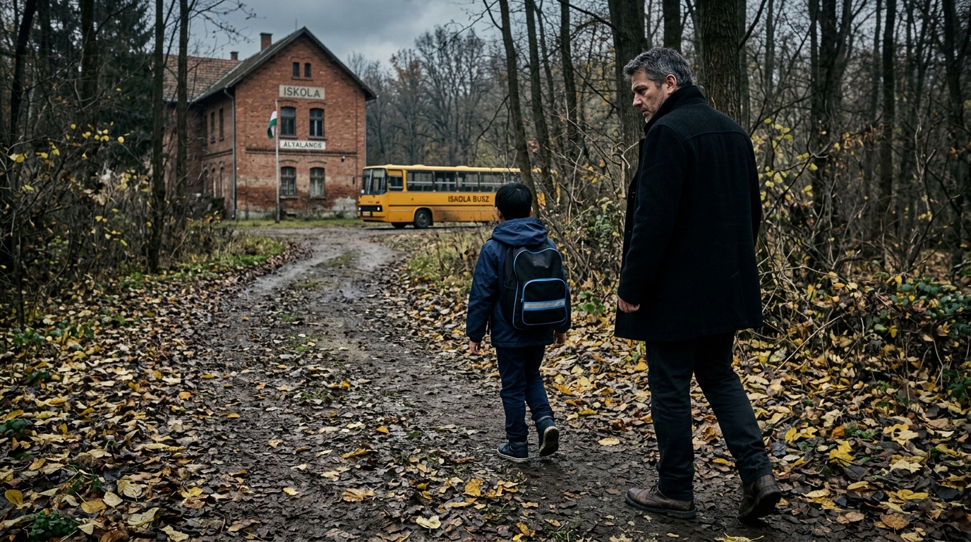 Șoferul autobuzului școlar a observat că unul dintre elevi nu intra în școală, ci se îndrepta spre pădure; a decis să-l urmărească și a rămas șocat de ceea ce a văzut 😲😨