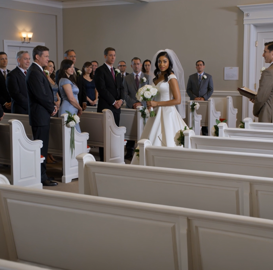 Az esküvőm napján három, „A menyasszony családja” feliratú sor üresen maradt, miközben apám felhívott a repülőtéri kapuból, és azt mondta: „Majd később megünnepeljük, kölyök.” A húgom a Maldív-szigetekről posztolta, hogy „A nyaralás alig vár” – majd két hónappal később felvillantott egy eljegyzési gyűrűt ugyanabból a üdülőhelyről, és megkért, hogy álljak ott a koszorúslányaként. Mire felszálltam a hidroplánra egy piros ruhával, egy USB-meghajtóval és minden olyan nyugtával, amiről azt hitték, hogy lenyeltem –, már nem voltam megértő lány… A mögöttem lévő projektor feketén világított, várva a jelre. A húgom fehér virágok alatt ült, és rám mosolygott, mintha mindjárt elmondanám neki a kívánt beszédet, míg apám egy pezsgőspohárral hátradőlt, mintha ez is csak egy újabb tökéletes családi esemény lenne. Lauren Mitchell vagyok, 29 éves, sürgősségi ápoló Houstonban. Ethan a táncparkett közelében ült, és pislogás nélkül figyelt, mert tudta, hogyan kerültem ide. Az esküvőm reggelén a nászlakosztályban álltam apámtól kapott üzenettel, amiben az állt: Lehet, hogy a jelzés foltos. Utána beszélünk. Miközben egy hotelpapírral kendővel kentem fel a szempillaspirálomat, bámultam. Abban a pillanatban megértettem, ahogy a templom ajtaja kinyílt. Ethan oldalán a padok tele voltak. Az én oldalamon néhány munkatársam, az egyetemi szobatársam és három sor üres fehér szék állt, amin a Menyasszony családja feliratú kártyák voltak. Néhány órával korábban apám telefonált egy repülőtéri kapuból. Hallottam a beszállási hangosbemondást és a nővérem nevetését, amikor azt mondta: „Majd később ünnepelünk, kölyök. Ez az út már le volt foglalva.” Az utolsó dolog, amit Chloe küldött nekem, mielőtt a folyosóra léptem volna, egy tengerparti fotó volt, és a felirat: A vakáció alig várom. Még mindig Ethanhez mentem feleségül. Égő torokkal mondtam a fogadalmamat, mert ott volt, és nem hagytam, hogy a távollétük ezt is elvegye tőlem. Aztán a szertartás közepén megreccsent a hangrendszer. Nem visszacsatolás volt. Óceáni szél, koccanó poharak és apám hangja dübörgött a templomban, miközben az arca betöltötte a projektort egy türkizkék víz feletti teraszról. – Boldog esküvő napját, kölyök! – mondta. – A Maldív-szigetekről figyeljük a műsort. Chloe fehér kendőben a kép felé hajolt, felemelte az italát, és nevetett. – Alig vár a vakáció, hugi. Újra feltöltjük a fotóidat.  Emlékszem a suttogásra a padsorokban, és arra, hogy Ethan anyja befogta a száját. Utána, amíg mindenki kiment a képekért, én egy mellékfolyosón álltam, és mindent elmentettem: a strandvideót, a csoportos csevegés fotóit, Chloe feliratát, amit gyűrűváltás közben posztolt: „A világért sem hiányozna. A család az első.” Azért fájt annyira, mert a mintázat volt az. Chloe mindig a móka volt, akiért apa Cabóba repült, én pedig a megbízható ösztöndíjas, éjszakai műszakos, ügyeletes, aki korán megtanulta, hogy a felelősségteljességet összetévesztik azzal, hogy kevesebbre van szükségem. Amikor eljegyeztek, apám elvitt egy houstoni steakhouse-ba, és csekket írt az asztal túloldalán. „Nincs is fontosabb, mint végigkísérni a folyosón, Lore” – mondta. Hittem neki. Hat héttel az esküvő után Ethan hazajött egy belső céges e-maillel, amit valaki névtelenül továbbított. Apám három nappal a szertartásom előtt küldte el a könyvelőjének, kérve, hogy minősítse a Maldív-szigeteki utat céges elvonulásnak, és vegye le a pénzt az esküvőmre ígért költségvetésből. Alsógatyában ültem a konyhaasztalunknál, és olvastam: „Majd később kárpótolni fogom”, amíg a szavak el nem homályosultak.  Két hónappal később anyám videóhívást tett, Chloe pedig felemelte a bal kezét, hogy a gyűrű elkapja a kamerát. Eljegyezték, és a szertartást ugyanabba a üdülőhelyre tervezték, ahol az esküvői felvételt is nézték. Nem csak meghívtak. Kiosztottak nekem egy szerepet.  Apám azt mondta, gyógyító lehet, ha beszédet mondok. Chloe azt mondta, aranyos lenne, ha a nővére kamera előtt áldja meg a házasságot. Aztán azt javasolta, hogy használják az „eredeti esküvői költségvetést” erre az ünnepségre, mintha nem költötte volna már el pezsgőre és víz feletti villákra. Ekkor valami lehűlt és kiélesedett bennem. Saját pénzünkből foglaltam két turistaosztályú helyet, egy szobát és egy élénkpiros ruhát, majd e-mailben megkérdeztem a szálloda koordinátorától, hogy feltölthetnék-e egy meglepetés videót a koszorúslány beszédemhez. Azt válaszolta: Szeretjük a meglepetéseket. Csak hozz egy USB-t.  Vacsora közben anyám megsimogatta a vállamat, és azt mondta, hogy ne legyen túl vastag. Chloe folyamatosan mosolygott az asztal túloldalán, biztos volt benne, hogy amint a zene elhalkul, és a mikrofon a kezembe kerül, azt fogom tenni, amit mindig is tettem – megkönnyíteni a dolgokat mindenkinek.  A DJ kiáltotta a nevemet. A terem tapsolt. Felálltam, lesimítottam a piros ruhámat, elvettem a mikrofont, és apám üzleti partnereire, anyám barátaira, Dylan családjára és Ethanra néztem a terem hátsó részében, miközben a tekintete az enyémbe szegeződött.  Aztán egyszer biccentettem a DJ-nek, és a mögöttem lévő képernyő életre kelt.