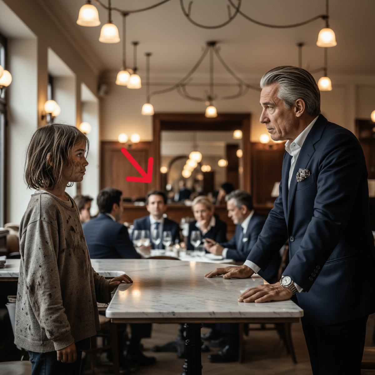 A 19 éves Carmen Jimenez szakadt ruhában és három napja nem látott gyomorral lépett be Madrid legluxusabb éttermébe. Míg a tehetős vendégek undorodva bámulták, méltóságteljesen odalépett a pulthoz, és megkérdezte: – Mosogathatnék egy tányér ételért cserébe?  A beálló csend fülsiketítő volt. Amit nem tudott, az az volt, hogy az asztalnál Rafael Mendoza, a 45 éves milliomos vezérigazgató ült, aki épp most veszítette el a lányát egy balesetben. Amikor meglátta a lányával egyidős fiatal nőt, aki alamizsna helyett munkát kért, valami eltört benne. Amit ezután tett, nemcsak Carmen életét változtatta meg, hanem az egész várost megdöbbentette, és megmutatta, hogy néha a kétségbeesésből a remény legnagyobb magja válhat.  Madrid, Salamanca negyed, este 8:30. Az El Prado Dorado étterem a spanyol gasztronómia temploma volt a madridi elit számára, ahol egy vacsora többe került, mint amennyit sokan egy hónap alatt kerestek. A halvány fények megvilágították a fehér márványasztalokat, amelyeknél vállalkozók és szociális munkások millió dolláros befektetésekről beszélgettek egy pohár Ribera del Duero és egy tányér makkból készült ibériai sonka között. De azon az estén a tökéletes hangulatot egy olyan alak zavarta meg, aki nem tartozott ehhez a világhoz.  A 19 éves Carmen Jimenez remegő kézzel lökte be az étterem üvegajtaját. Ruhája szakadt és piszkos volt; haja napok óta mosatlan. Törött cipője alól kilátszott a zoknija, de volt valami a szemében, egy méltóság, amit sem az éhség, sem a kétségbeesés nem tudott eloltani. Az étel illata úgy csapott be a gyomorszájába, mint egy ütés. Három napja nem evett, mióta kilakoltatták a nyomorúságos dolgozószobájából, amelyet két másik lánnyal osztott meg. Család, munka és hová menni nélkül kétségbeesetten bolyongott Madrid utcáin, megoldást keresve.  Az étterem vendégei kezdték észrevenni. Suttogások terjedtek, mint a hullámok a vízben: — Ki engedte be ezt? — Hívja a biztonságiakat. — Milyen undorító. — Tönkreteszi a hangulatot. A *mester*, egy elegáns, körülbelül 50 éves férfi határozott léptekkel és undorral közeledett: -Kisasszony, ez egy magánétterem, nem lehet itt. Carmen a szemébe nézett, és a fáradtság ellenére kiegyenesedett: — Tudom, uram. Nem azért vagyok itt, hogy zavarjam a vendégeit. —Akkor azonnal távozzon. —Várjon — mondta Carmen határozott, de tisztelettudó hangon. — El tudok mosogatni egy tányér ételért. Nem alamizsnát kérek, hanem munkát.  A beálló csend fülsiketítő volt. A beszélgetések elhallgattak, és a villák a levegőben lógtak. Minden szem arra a fiatal nőre szegeződött, aki mert munkát kérni ételért cserébe, ahelyett, hogy csak nyúlt volna. A *mester* láthatóan zavarban volt. -Kisasszony, ez nevetséges. Nem… 👇 Olvasd el a teljes történetet az első hozzászólásban!