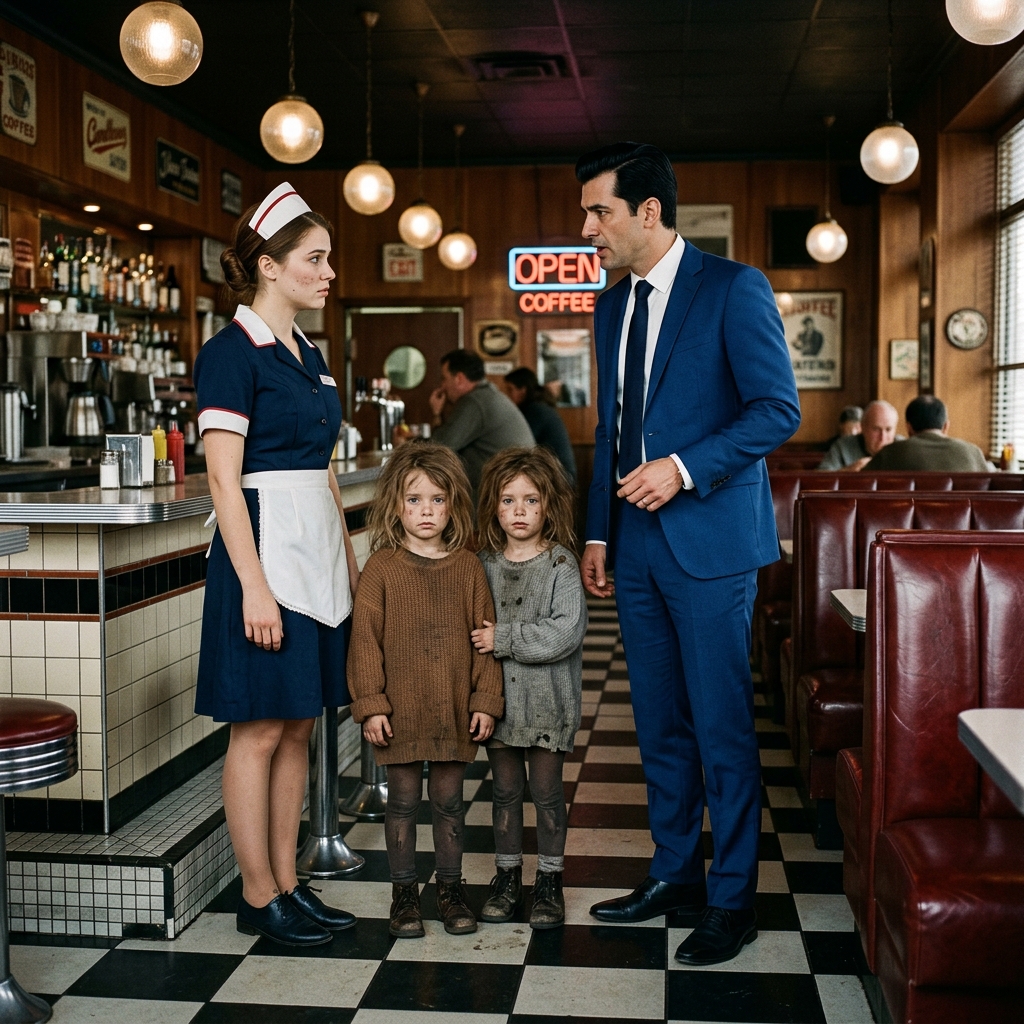 Egy pincérnő titokban megetet két éhező ikerpárt – de aztán egy milliomos közbelép.  Madrid, Lavapiés negyed. Egy környékbeli amerikai étkezdében két 8 éves ikerpár rejtőzik az asztal alatt. Két napja nem ettek. A pincérnő, Carmen, meglátja őket, és a tulajdonos tudta nélkül két tányér tésztát hoz nekik.  „Egyetek gyorsan” – suttogja. „Ha a főnök meglát, kirúgnak.”  A fiúk könnyes szemmel falják az ételt. Senki sem tudja, hogy egy elegáns, öltönyös-nyakkendős férfi, aki az étkezde túloldalán ül, figyeli az egész jelenetet. Ő egy milliomos, aki örökre megváltoztatja ennek a három ártatlan gyermeknek az életét, mert néha egy tiszta kedvesség gesztusa is csodát tehet.  A 26 éves Carmen Ruiz pincérnőként dolgozik a madridi Atocha vasútállomás közelében található Route 66 Dinerben. Ez egy étkezde, amely az 1950-es évekbeli amerikai étkezdéket utánozza piros műbőr székekkel, fekete-fehér kockás padlóval és egy zenegéppel a sarokban. Carmen havi 900 eurót keres. Egy 30 négyzetméteres garzonlakásban él, de neki van a legnagyobb szíve Madridban. Az elmúlt három hétben, minden délután 7 óra körül két nagyon szőke ikerpár ólálkodott az étkezdében. Alba és Pablo a nevük. Nyolcévesek, piszkos ruhájúak és éhes szeműek.  „Maradt valami ételed?” – kérdezi Alba félénken Carmentől.  Carmen úgy érzi, hogy a szíve összeszorul. Ezek a gyerekek maradékokat kérnek.  „Hol vannak a szüleik?” – kérdezi tőlük.  „Apa elment, anya pedig mindig alszik” – válaszolja Pablo szomorúan.  Carmen azonnal megérti. Egy drogos anya, egy eltűnt apa, sorsukra hagyott gyerekek.  Az étterem tulajdonosa, Esteban, egy 55 éves, kemény és fukar férfi, aki csak a profitra gondol.  „Ne adjatok semmit azoknak a csavargóknak, tönkreteszik a hely imázsát!” – kiáltja a konyhából.  De Carmen nem tudja figyelmen kívül hagyni ezeket az éhes szemeket. Délután, amikor Esteban elmegy leltárt venni a raktárba, Carmen titokban két tányér spagettit készít paradicsomszósszal.  „Üljetek le az asztal alá a sarokba” – suttogja, miközben kihozza nekik az ételt. „Egyetek gyorsan, és ha valaki meglát titeket, mondjátok, hogy pénzt találtatok a földön.”  A gyerekek úgy falják a tésztát, mintha napok óta nem láttak volna ételt, ami valószínűleg igaz is.  „Köszönöm, kedves hölgy” – mondja Alba teli szájjal.  „Mi a nevetek?” – kérdezi a pincérnő.  „Alba és Pablo, ikrek vagyunk.”  „Én Carmen vagyok. Mostantól, ha éhesek vagytok, gyertek ide.”  Carmen nem tudja, hogy valaki észrevette a kedvességét. Egy elegáns férfi ül az ablaknál, aki végignézte az egész jelenetet. Diego Herrerának hívják, 42 ​​éves, és 50 millió eurós vagyonnal rendelkezik. Luxuséttermek hálózatát birtokolja Spanyolország-szerte, de ma este véletlenül éppen ott van egy rosszul sikerült üzleti találkozó után. Épp egy kávét rendelt, és éppen az e-mailjeit nézi, amikor meglátja Carmen és az ikrek közötti jelenetet. Diegót nemcsak Carmen kedvessége nyűgözi le, hanem az is, ahogyan ezt teszi: titokban, anélkül, hogy elismerést keresne… 👇 Olvasd el a teljes történetet az első hozzászólásban!