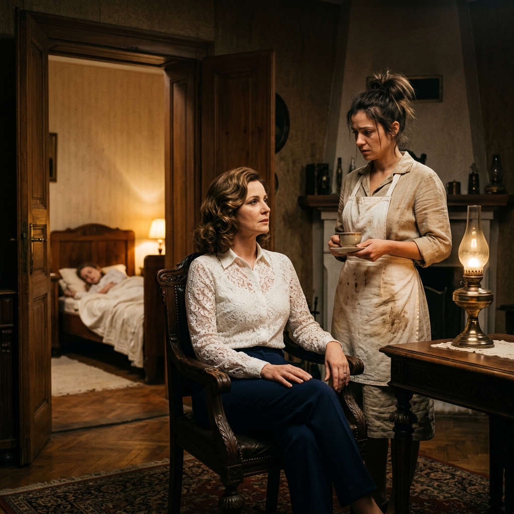 **„’Maga csak egy alkalmazott… ne avatkozzon bele oda, ahol nem kívánatos’ – mondta neki, anélkül, hogy elképzelte volna, mi fog történni ezután.”** A ház csendes volt.  Minden normálisnak tűnt…  amíg megszólalt.  „Kisasszony, a gyereknek láza van… el kellene vinnünk orvoshoz.”  A fiatal nő bosszúsan felnézett.  „Tessék?”  Az alkalmazott egy pillanatig habozott… de ragaszkodott hozzá.  „Nagyon melege van… azt hiszem…”  Nem hagyta, hogy befejezze.  „Maga csak egy alkalmazott… ne avatkozzon bele oda, ahol nem kívánatos.”  A csend nehézzé vált.  A nő lesütötte a tekintetét.  „Csak segíteni akartam…”  „Ezért fizetem. A takarításért. Nem azért, hogy elmondjam a véleményemet.”  A gyerek sírni kezdett.  Halvány sírás volt.  Furcsa.  De senki sem figyelt rá.  Kivéve őt.  Az alkalmazott ismét megszólalt… ezúttal határozottabban:  „Kisasszony… valami nincs rendben.”  —„Mondtam, hogy maradjon csendben!”  A kiáltás visszhangzott az egész házban.  És abban a pillanatban…  a kislány abbahagyta a sírást.  Hirtelen.  Teljes csend.  A szobalány hideget érzett a mellkasában.  Berohant a szobába.  És amit látott…  megbénította.  „Kisasszony… jöjjön ide most azonnal…” De már túl késő volt.  Folytatás a hozzászólásokban.