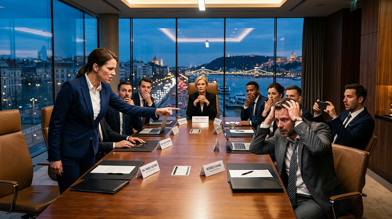 Miközben reggeliztünk, rám szegezte a tekintetét, és azt mondta: „Csak egy helyettesítő vagy… amíg bele nem egyezik, hogy feleségül menjen hozzám.” Még aznap délután a főnöke megkérte az egész igazgatótanács kezét, és mindenki előtt elfogadta. Nem vitatkoztam, nem könyörögtem, nem sírtam: egyszerűen átutaltam a nevemen lévő 200 millió részvényt. Másnap reggel semmije sem maradt. Aztán túl későn jött rá, hogy kinek a kezében van a valódi hatalom.