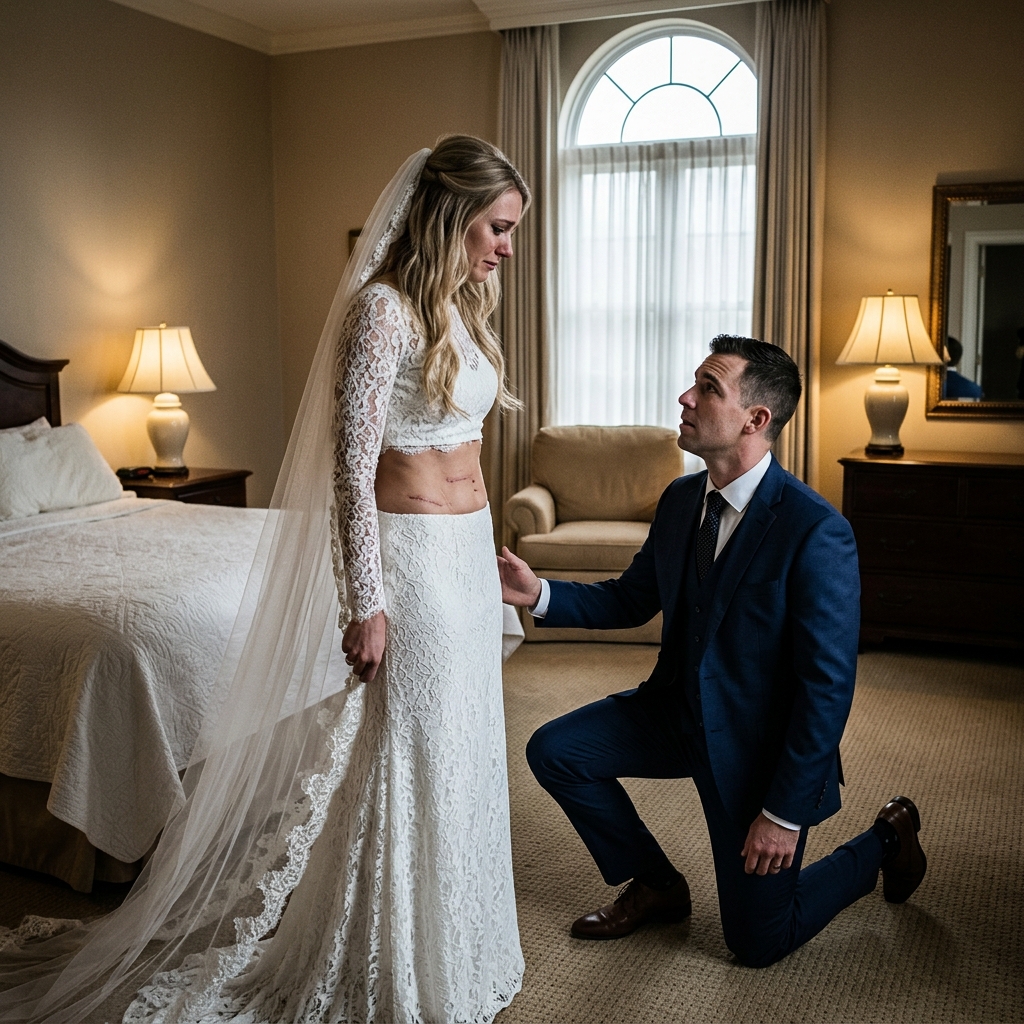 „A város leggazdagabb embere egy háromgyermekes lányt vett feleségül… de a nászéjszakájukon, amikor a lány levetkőzött, a látottak a milliomost a szíve mélyéig megrázták…”  Mexikóváros közelében, egy gazdag negyedben állt egy hatalmas hacienda, amelynek tulajdonosa Alejandro Montoya volt, aki nem mindennapi ember volt, hanem az egész régió leggazdagabb és leghatalmasabbja. Földek, gyárak, üzletek: hatalma egy királyéhoz hasonlítható volt.  A haciendán Araceli Salgado dolgozott, egy egyszerű és szorgalmas lány. Mindössze huszonöt éves volt: csendes, mélyen alázatos, és mindig elkötelezett a munkájá iránt.  Araceli Alejandro legmegbízhatóbb alkalmazottja volt. Mégis, Alejandro csak a szolgák suttogásából tudott róla:  „Araceli rossz hírű asszony…”  „Három gyermeke van… három különböző férfitól…”  „Ezért szökött el a ranchról…”  Araceli fizetésének szinte teljes egészét minden hónapban a szülővárosába küldték. Amikor valaki megkérdezte tőle:  „Kinek küldesz ennyi pénzt?”  Csak édesen elmosolyodott, és azt mondta:  „Rachidnak, Monchónak és Lupitának.”  És semmi több.  Így mindenki azt hitte, hogy három gyermek anyja.  De Alejandro valami mást látott benne…  Hirtelen betegség  Egy nap Alejandro súlyosan megbetegedett. Két hétre kórházba szállították. Azt gondolta, hogy egyik alkalmazottjának sem lesz ideje rá.  De Araceli…  Egyetlen pillanatra sem tágított mellőle.  Etette, gyógyszert adott neki, és éjszaka is gondoskodott róla. Amikor Alejandro fájdalmasan nyögött, Araceli megfogta a kezét, és azt suttogta:  „Főnök… minden rendben lesz.”  Abban a pillanatban Alejandro megértette, hogy ebben a nőben semmi önzés nincs: a szíve szebb, mint bárkié.  Azt mondta magában:  „Ha lesznek gyerekei… azok az én gyerekeim is lesznek. Elfogadom őket.”  A lánykérés… és a társadalom mérge  Amikor Alejandro szerelmet vallott, Araceli pánikba esett…  Ez csak a történet egy része; a teljes történet és az izgalmas befejezés a hozzászólás alatti linken található 👇