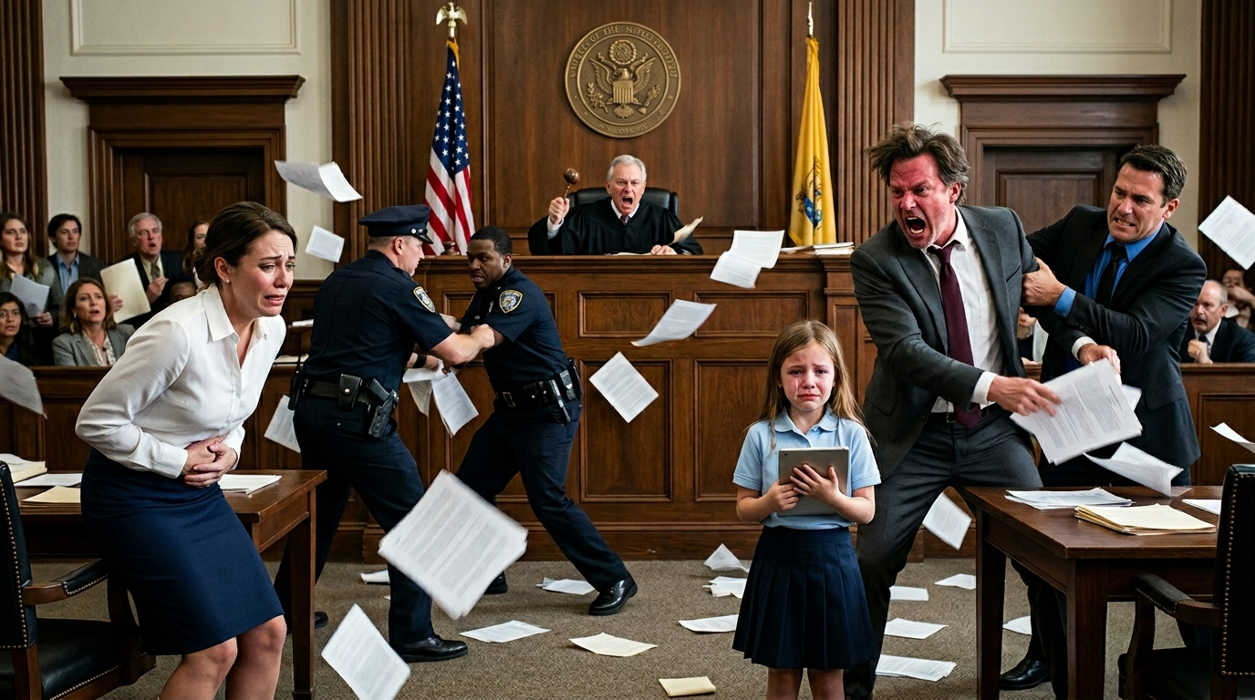 A férjem beadta a válókeresetet, abban a reményben, hogy elviheti a lányomat. De a bíróságon a lányom meglepte a bírót: „Meg akarok mutatni valamit, amiről anya nem tud, bíró úr.”  Nemrég adományoztam egy vesét a férjemnek. A műtét után két nappal Nick azt mondta: „Végre beteljesítetted a célodat. Váljunk el. Az igazság az, hogy NEM TUDOK ELÁLLNI TÉGED.”  Lesújtott voltam. 15 évig éltünk együtt. Amikor Nick súlyosan megbetegedett, nem haboztam. Azért lettem a donora, mert mindennél jobban szerettem. De megtudtam, hogy soha nem szeretett engem.  Ez még nem is volt a legrosszabb az egészben. EL AKARTA ELVINNIE A LÁNYOMAT, Chloét. És a válás után TELJESEN CSÖVET hagyott. Felbérelte az állam legjobb ügyvédjét, hogy elvegye tőlem a házunkhoz, autóhoz és garázshoz fűződő jogaimat – még a megtakarításaimat is. Azt akarta, hogy semmim se legyen. Még annyi pénzem se, hogy kifizessem a saját kezelésemet. „Nem akarlak elhagyni, anya. Veled akarok élni” – zokogta Chloe a tárgyalás előtti napon.  „Majd kitalálok valamit, drágám. Szeretlek. Minden rendben lesz” – mondtam neki. De tudtam az igazságot – csak egy csoda menthet meg abban a tárgyalóteremben. A bíróságon Nick ügyvédje épp befejezte, hogy egy labilis, bosszúálló feleségként ábrázoljon. Sikítani akartam. De ügyvéd nélkül senki sem hallgatott rám. Váratlanul Chloe halk hangja hasított be a termen. „Tisztelt úr? Mondhatok valamit?” Minden fej felé fordult. A szívem összeszorult.  „Tisztelt bíró… mutathatnék valamit, amiről anya nem tud? Kérem?”  A bíró hosszan fürkészte Chloét.  „Tudja, kisasszony, hogy eskü alatt tett, hogy bármit is mutat vagy mond, annak igaznak kell lennie?” „Igen, uram” – válaszolta. A hangja remegett.  A bíró lassan bólintott. „Rendben. Hozza ide.” Chloe odament az ülésterembe, lecipzározta a hátizsákját, és elővett egy repedt sarkú tabletet. A végrehajtó csatlakoztatta a tárgyalóterem képernyőjéhez. Fogalmam sem volt, mit fog elárulni. Amikor az első kép megjelent a nagy képernyőn, az egész tárgyalóteremben megállt a levegő.