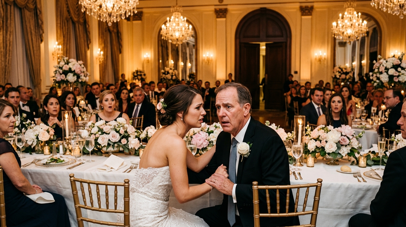 A mostohanővérem „csak egy ápolónőnek” nevezett az esküvőjén – Aztán a vőlegény apja felismert… Emily vagyok. 34 éves vagyok és ápolónőként dolgozom. Múlt hónapban részt vettem a mostohanővérem esküvői vacsoráján. Egyszerű ruhát viseltem, és próbáltam csendben maradni. De a fogadás alatt a mostohanővérem felállt, rám mutatott és nevetett. „Ő a mostohanővérem” – mondta a vőlegény családjának.  Csak egy haszontalan ápolónő. Az asztalnál néhányan kuncogtak. Nem vitatkoztam. Nem védtem magam. Csak mosolyogtam. De aztán a vőlegény apja hirtelen nagyon figyelmesen kezdett rám nézni, mintha valahol már látta volna az arcomat. Néhány másodperc múlva előrehajolt, és lassan azt mondta: „Várjon, maga nem az a ápolónő, aki?” Mondat közben elhallgatott, és abban a pillanatban az egész asztal elcsendesedett.  Amikor megérkeztem, már hangos volt az esküvői fogadás. Szólt a zene, csilingeltek a poharak, és az emberek nevetgéltek a nagy, feldíszített asztalok körül. A mostohatestvérem, Lily, mindig is szerette a figyelmet.  És ma este mindez megvolt neki. A terem gyönyörű volt. Lágy, aranyló fények lógtak a mennyezetről. Fehér virágok borították az asztalokat. És mindennek a közepén Lily állt ragyogó fehér ruhájában, és úgy mosolygott, mintha övé lenne az egész terem. Egy pillanatig a bejárat közelében álltam, a kis ajándékdobozommal a kezemben.  Egy egyszerű ruhát választottam az estére. Semmi feltűnő, semmi drága, csak valami kényelmes. Nem igazán számítottam rá, hogy bárki is felfigyel rám. Őszintén szólva, Lilyvel mindig is így volt. Egy házban nőttünk fel, de az életünk nagyon más volt. Miután apám meghalt, anyám újra férjhez ment Lily apjához.  Kívülről egy családdá váltunk. De bent a házban a dolgok sosem voltak ilyen egyszerűek. Lilynek mindene megvolt gyerekkorában. Magániskolák, luxusnyaralások, dizájnerruhák. Én eközben részmunkaidőben dolgoztam az egyetem alatt, végül ápolónő lettem. Soha nem panaszkodtam emiatt. Szeretem a munkámat, szeretem segíteni az embereket, gondoskodni az idegenekről a legrosszabb pillanataikban.  Értelmet adott az életemnek. De Lily mindig másképp látta a dolgokat. Számára a siker pénzt, státuszt és külsőséget jelentett. És ma este az esküvőjén mindezek megvoltak. Pincérek jártak a teremben, pezsgővel teli tálcákkal. Egy kis zenekar halk zenét játszott a táncparkett közelében, és bármerre néztem, drága öltönyökbe és csillogó ékszerekbe öltözött emberek voltak.  Csendben elindultam a fogadóasztalok felé. Néhány rokon udvariasan integetett, amikor észrevett, míg mások alig néztek fel a beszélgetésükből. Nem bántam. Találtam egy üres helyet az egyik hosszú asztal végénél, és leültem. Innen láttam, ahogy Lily átmegy a tömegen. Boldognak tűnt, nagyon boldognak.  Vőlegénye, Mark, szorosan mellette maradt, és bemutatta őt a különböző vendégeknek. Mark egy rendes embernek tűnt, amennyire én tudtam róla. Nyugodt, udvarias, és nagyon különbözött Lily megszokott személyiségétől. Körülbelül 20 perc múlva elkezdődött a vacsora. A vendégek lassan visszatértek a helyükre. A tányérokat az asztalokra helyezték, és a termet villák zörgése és halk beszélgetések töltötték be.  Ekkor Lily hirtelen felállt a székéből. Egy kanállal megkocogtatta a poharát, és a halk csengés hangja végigsöpört a szobán. „Mindenki!” – kiáltotta boldogan. A beszélgetés lassan elhalkult. „Be szeretnék mutatni valakit Mark családjának.” Elfordította a fejét, és egyenesen rám nézett.  Éreztem, hogy tucatnyi szem követi a tekintetét, és a gyomrom egy kicsit összeszorult. Emily – mondta Lily hangosan, és felém intett. – Gyere ide egy pillanatra. – Erre nem számítottam, de ha visszautasítanám, csak kínosabbá tenném a dolgokat, ezért felálltam és a főasztal felé indultam, miközben a vendégek csendben figyelték, ahogy közeledem. Lily a vállamra tette a kezét, amikor odaértem hozzá.  Barátságosnak tűnt a mosolya, de ismertem ezt a mosolyt. Sokszor láttam már gyerekkoromban. Ez volt az a mosoly, amit akkor használt, mielőtt valaki más kárára viccelődött. A vőlegény családjához fordult, akik a közelben ültek. „Ő” – mondta, felém intve –, „a mostohatestvérem.” Aztán halkan felnevetett, és mielőtt bárki megkérdezné, pont annyi szünetet tartott, hogy felhívja magára a figyelmet.  „Csak egy ápolónő.” Az asztalnál néhányan udvariasan kuncogtak. Valaki még azt is motyogta: „Ó, ez kedves.” Éreztem, hogy a zavar ismerős hulláma gyűlik össze a mellkasomban, de megőriztem a nyugalmamat. Egyszerűen csak mosolyogtam. Régóta megtanultam, hogy Lilyvel vitatkozni csak ront a helyzeten, ezért csendben maradtam. Egy pillanatra folytatódott a beszélgetés az asztal körül.  Az emberek ismét felvették a poharukat, és valaki témát váltott. Azt hittem, ezzel vége lesz. De aztán valami váratlan dolog történt. Az asztal túloldalán a vőlegény apja hirtelen abbahagyta az evést. Egy idősebb férfi volt, ősz hajú és éles szemű. Először azt hittem, csak a beszélgetést hallgatja.  Aztán valami furcsát vettem észre. Egyenesen rám bámult. Nem közönyösen, nem udvariasan. Úgy tanulmányozta az arcomat, mintha valami fontosra próbálna emlékezni. Egy pillanatra a beszélgetés az asztalnál a megszokott módon folytatódott. Poharak csilingeltek, az emberek az ételről beszélgettek, és valaki a közelben hangosan nevetett egy viccen.  De a vőlegény apja szórakozottnak tűnt. Lassan letette a villáját, és hátradőlt a székében, miközben még mindig valamin gondolkodott. Mark észrevette apja arckifejezésének megváltozását. „Apa, minden rendben?” – kérdezte. Az idősebb férfi bólintott, de a figyelme továbbra is máshol járt. „Igen, jól vagyok” – mondta halkan…..