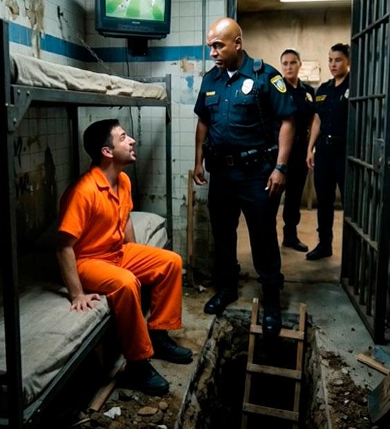 “AMI TÖRTÉNT, AZ SZÖRNYŰ” 😰 A rendőr megkérdezi az egyik rabot, hogy miért nem szökött meg a többiekkel. Az ok meg fogja magyarázni, hogy le fogod fagyasztani. Szerinted mi lehetett az?