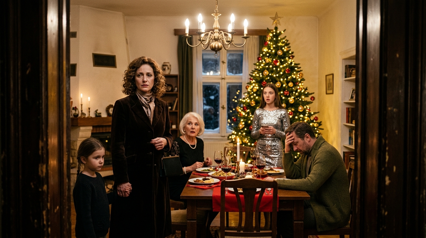 Azon a szentestekor úgy dobtak ki engem és a tinédzser lányomat, mintha nem is lennénk családtagok. „Menj innen, és ne gyere vissza!” – köpött rám a húgom. „Minden jobb nélküled” – mondta anyám. Nem törtem össze, nem könyörögtem. Csak mosolyogtam, és azt mondtam: „Akkor nem fogják érdekelni őket, mi történik ezután.” Tíz perccel később láttam őket kétségbeesetten, könnyek között könyörögni, hogy oldjam meg a dolgokat… mit sem sejtve arról, hogy már mindent elvesztettek.  Lucía Herrera vagyok, harminckilenc éves, és évekig én voltam az, aki mindent megoldott a családomban anélkül, hogy bármit is kért volna cserébe. Anyám, Carmen, mindig azt mondta, hogy én vagyok az „erős”, így végül én lettem az a lány, aki kifizette a sürgős számlákat, megbeszéléseket szervezett, mindenkit felvett, ha probléma volt, és még akkor is mosolygott, amikor megvetően beszéltek velem. A húgom, Paula viszont az elkényeztetett volt. Ha hibázott, anyám „rossz pillanatoknak” nevezte őket. Ha határt szabtam, önzőnek neveztek. Ennek ellenére minden születésnapra, minden étkezésre, minden karácsonyra elmentem a tinédzser lányom, Sofia bulijára, mert nem akartam, hogy messze nőjön fel a családjától.