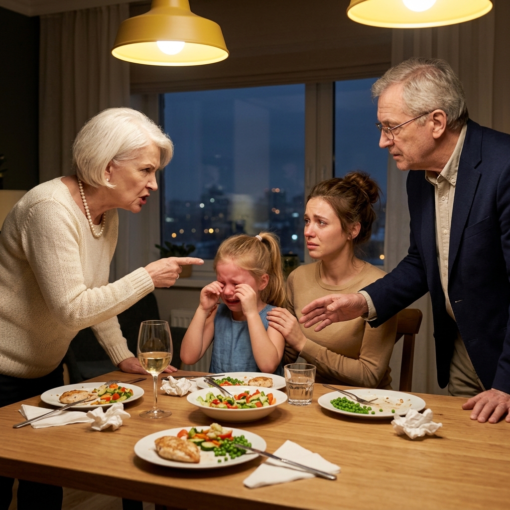 Az apósomék követelték, hogy csináltassak DNS-tesztet, hogy „igazolják”, hogy a 8 éves lányom „tényleg közülünk való”. Ezt mondták előtte. „Bizonyítékra van szükségünk, hogy ehhez a családhoz tartozik” – tette hozzá az anyósom. Megőriztem a nyugalmamat, és azt mondtam: „értettem”. Három nappal később felhívta az ügyvédjük – és azonnal elsápadtak…  Az étkezőben olyan éles csend telepedett, mintha üveg tört volna össze a levegőben.  Emily Carter mozdulatlanul ült, ujjai lazán a vizespohara köré fonódtak, míg nyolcéves lánya, Lily, tágra nyílt, bizonytalan szemekkel nézett a felnőttek között. Az asztal túloldalán Margaret és Thomas Whitmore – Emily apósa – mereven ültek, higgadt, de félreérthetetlenül hideg arckifejezéssel.  „Csak azt gondoljuk” – kezdte Margaret, szándékos pontossággal hajtogatva a szalvétáját –, „hogy ésszerű a tisztánlátás.”  „Tisztánlátás?” – ismételte Emily nyugodt hangon.  Thomas megköszörülte a torkát. „Egy DNS-teszt rendezné a dolgokat. Egyszer s mindenkorra.” Lily vékony hangja közbeszólt: „Anya… miről beszélnek?” Emily érezte a pillanat súlyát a bordáira nehezedően, de nem mutatta. Odanyúlt, és gyengéden Lily kezére tette a kezét. „Nem kell aggódnod” – mondta halkan. Margaret türelmetlenül kifújta a levegőt. „Biztosnak kell lennünk benne, hogy közénk tartozik.” A szavak ott lebegett a levegőben, nehezebben, mint bármi, amit korábban mondtak. Emily egyenesen ránézett. Nem volt dühös. Nem volt megdöbbenve. Csak… figyelmes. „Értettem” – mondta. Nincs emelt hang. Nincs vita. Csak ez az egy szó. A vacsora röviddel ezután véget ért. Margaret kissé elégedetlennek tűnt, mintha ellenállásra számított volna. Thomas kerülte a szemkontaktust. Lily egészen az autóig Emily kezébe kapaszkodott. Aznap este, miután Lily elaludt, Emily egyedül ült a nappaliban. A ház csendes volt, kivéve a falon ketyegő órát. Újra lejátszotta a jelenetet, majd teljesen leállította. Semmi érzelem. Csak döntések.  Reggelre már le is tette a telefont.  Három nappal később Margaret Whitmore virágokat rendezgetett a konyhájában, amikor megszólalt a telefonja. Közönyösen válaszolt.  „Halló?” A vonal túlsó végén a hang éles és professzionális volt.  „Mrs. Whitmore, itt Daniel Reeves, Emily Carter jogi képviselője.” Margaret kissé összevonta a szemöldökét. „Sajnálom, de mivel kapcsolatos ez?”  „Több ügyet is meg kell beszélni” – mondta Daniel nyugodtan. „Elsősorban a legutóbbi, apaság hiányára utaló és egy kiskorú gyermek jogi és családi helyzetét megkérdőjelező nyilatkozataival kapcsolatban.” Margaret szorítása még erősebben szorult a telefonra. „Nem tudom, mit…” „Egy órán belül megkapja a hivatalos dokumentációt” – folytatta. „Határozottan azt javaslom, hogy alaposan olvassa át.” A szoba túlsó felén Thomas felnézett az újságjából. „Mi az?” Margaret nem válaszolt azonnal. Már kifutott az arcából a vér. „Ki ez?” – erősködött. Nyelt egyet. „Egy ügyvéd” – mondta halkan.  Thomas felállt. „Miről?” Margaret lassan letette a telefont.  „…Azt hiszem” – mondta remegő hangon – „lehet, hogy hibát követtünk el.”…Folytatás a Hozzászólások részben 👇