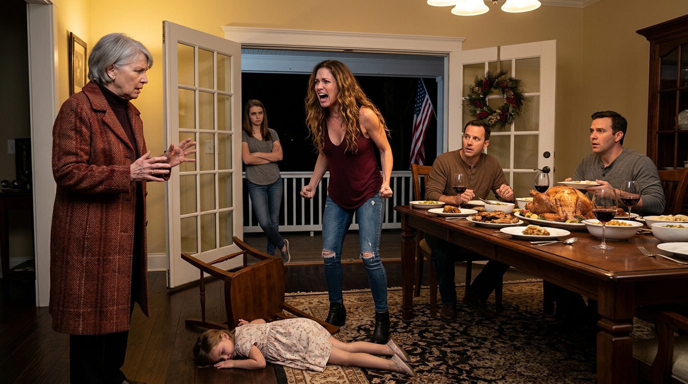 Hálaadáskor minden fogásért én fizettem, aztán anyám lökte le a kislányomat a székéről, és parazitának nevezte. A földre zuhant, majd mozdulatlanná dermedt, a húgom pedig ragaszkodott hozzá, hogy csak színlel. Felhívtam a 911-et. Az orvosok azt mondták, nincs remény. Hazamentem, eltökélten, hogy soha nem fogják elfelejteni, amit tettek – a többit pedig örökre…  Én fizettem az egész hálaadásnapi vacsorát, mert tűzszünetet akartam. Anyám, Diane Whitaker, hónapokig emlékeztetett arra, hogy „túl érzékeny” vagyok, és hogy a hatéves lányomnak, Sophie-nak „fegyelmezésre” van szüksége. Azt mondtam magamnak, hogy csak a szája hibás – éles, gondatlan, kegyetlen, ahogy ő „őszinteségnek” nevezte. Sophie-val meleg, alufólia tálakban sült tányérokkal és egy iskolában készített papírpulykával érkeztünk. A húgom, Kendra, már a konyhában volt, és nevetett valamin a telefonján. Úgy pillantott Sophie-ra, mintha kellemetlenség lenne. „Vigyázz a kezedre” – mondta anya, nem köszönt. „Ne nyúlj a jó tányérokhoz.” Továbbmentem. Kiraktam a pitéket, amiket vettem, a bevásárlótáskákat, a bort, amit anya szeretett. A pénz szűkös volt a különválásom óta, de azt akartam, hogy Sophie-nak legyen egy olyan ünnepe, amikor a felnőttek úgy viselkednek, mint a felnőttek. A vacsora távolról normálisnak tűnt – ima, tálak adogatása, villák csörömpölése. Sophie az asztal végén ült, hintázott a lábával, és mosolygott a krumplipüréjére. Anya úgy figyelte, ahogy a kiömlött ételeket nézte. Félúton anya felállt, és az asztalt fürkészte, az állkapcsa megfeszült. „Mozogj!” – csattant fel. Sophie pislogott. „Nagymama, leülök…” Anya kinyújtotta a kezét. Megragadta Sophie karját, és oldalra rántotta.  A szék megcsikordult. Sophie sarka a szék lábába csapódott, és a kis teste megbillent. „Mozogj! Ez a szék nem parazitáknak való!” – sikította anya. Még felállni sem volt időm. Sophie tompa puffanással csapódott a keményfának, először a tarkójával. A szeme egyszer megrebbent, majd hátrafordult. Elernyedt. A mártásos tál kicsúszott a kezemből, és darabokra tört. Térdre rogytam, a nevét kiáltottam, hátrasimítottam a haját a homlokáról, és vártam, hogy sírjon – bármi legyen is. Kendra feltápászkodott, arca inkább az ingerültségtől, mint a félelemtől torzult el. „Ne színlelj, Sophie. Tönkreteszed a hangulatot!” Sophie nem reagált, amikor megszorítottam az ujjait. A légzése felületessé, egyenetlenné vált. Pánik öntötte el a tüdőmet. „Hívd a 911-et!” – kiáltottam. Anya kipirult arccal nézett le ránk. „Jól van. Mindig drámai.” Matattam a telefonomat, annyira remegett a kezem, hogy kétszer is rossz számot írtam be. Amikor végre sikerült elérnem, elcsuklott a hangom, amikor megadtam a címet, és azt mondtam: „A lányom elesett – nem ébred fel.”