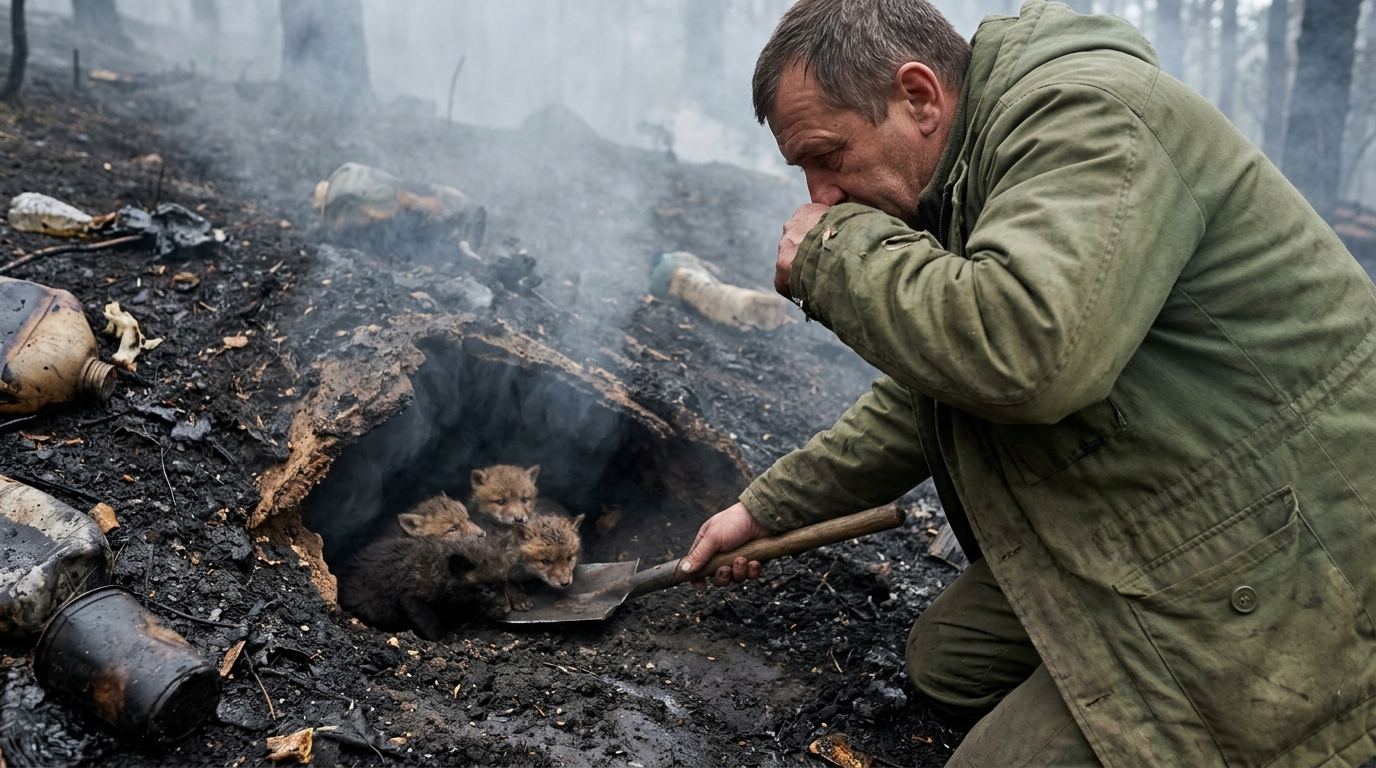 A vadőr három rókatojást mentett ki egy tűzből, azt hitte, csak egy jó cselekedet volt, de ami néhány év múlva történt, teljesen meglepte 😯🫣   Amikor fia a városban maradt az egyetem után, és felesége már nem bírta a csendet, elment hozzá, a vadőr egyedül maradt. Nem sajnálatból, hanem valóban egyedül — fák, ösvények és egy régi házikó kályhával körülvéve.