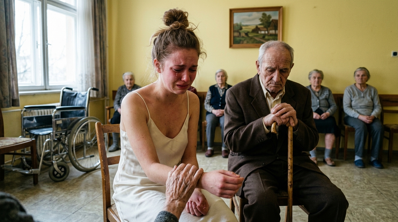 A családom bojkottálta az esküvőmet abban a pillanatban, amikor megtudták, hogy egy idősek otthonában tartják—csak azért, hogy nagyapám részt vehessen. “Megaláztál minket” – csattant fel az apám. Mások együtt nevettek vele. Nem mondtam semmit.