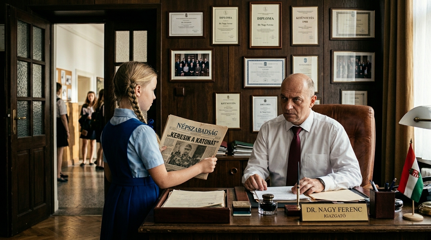 „Írd át – és kérj bocsánatot a fantáziavilágért.” Az igazgató nyomást gyakorolt ​​a lányra… Aztán nehéz léptek hoztak négy ezüstcsillagot az ajtóhoz.