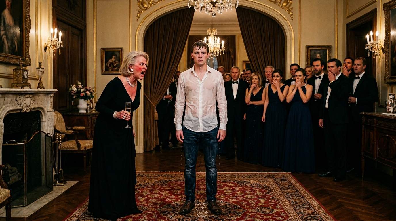 A mostohaanyám megalázott apám születésnapján, és azt mondta: „Nem vagy családtag” – aztán belépett a milliárdos befektető, és a nevemen szólított  A mostohaanyám mindenki előtt vizet fröcskölt az arcomba, és azt kiáltotta: „Nem vagy családtag!” Még csak meg sem hívtak a saját apám születésnapjára, de egyszerűen csak elmosolyodtam, és azt mondtam: „Megbánod majd.” Pillanatokkal később, amikor apám milliárdos befektetője belépett az ajtón, és a nevemen szólított, minden arc elsápadt a teremben – a csend fülsiketítő volt.  Soha nem számítottam arra, hogy a csendes vasárnap délutánom így felrobban. Diszkréten érkeztem apám 58. születésnapi ünnepségére a Westbrook Country Clubba – annak ellenére, hogy a nevem rejtélyes módon lemaradt a vendéglistáról. A mostohaanyám, Karen Whitmore, egyre gyakrabban tette ezt az utóbbi időben. Apám, Thomas Whitmore, egy ismert chicagói vállalkozó, mindig megbízott Karenben a családi meghívások és a társasági események intézésében. Nem akartam jelenetet rendezni, vagy zavarba hozni, ezért a tervem egyszerű volt: belépni, boldog születésnapot kívánni neki, és kisurranni, mielőtt bárki észrevenné.  De a dolgok nem úgy alakultak, ahogy elképzeltem.  Abban a pillanatban, ahogy beléptem a fogadóterembe, Karen észrevett. Olyan éles elszántsággal indult felém, ami elárulta, hogy pontosan erre a pillanatra várt. Mielőtt még üdvözölhettem volna bárkit, lekapott egy pohár jeges vizet egy arra járó pincér tálcájáról, és egyenesen az arcomba vágta.  A sokk végigfutott a termen.  A villák félúton megálltak a szájak felé. A beszélgetések azonnal elhaltak. Még a sarokban lágy jazzt játszó zongorista is megállt egy hangjegy közepén.  „Ti NEM vagytok családtagok!” – kiáltotta Karen, hangja visszhangzott az elegáns étkezőben. „Nem hívtak meg, Logan. Menj el, mielőtt elrontod ezt az estét, ahogy mindent mást is elrontasz!”  Hideg víz csöpögött a galléromon, miközben tucatnyi megdöbbent vendég bámult.  Néhányan zavarban voltak miattam. Mások teljesen kerülték a szemkontaktust. Néhányan a tenyerük mögött suttogtak. Apám dermedten állt a süteményes asztal közelében, láthatóan felesége dühe és saját zavarodottsága között őrlődve.  Egy rövid pillanatra éreztem azt az ismerős csípést a szememben.  De nem adtam Karennek azt a reakciót, amit szeretett volna.  Ehelyett nyugodtan felvettem egy szalvétát a legközelebbi asztalról, és megtöröltem az arcomat. Aztán ránéztem és elmosolyodtam.  „Megbánod majd” – mondtam halkan.  Nem fenyegetés volt.  Ez egyszerűen az igazság volt.  És szinte azonnal kitárultak a bejáratnál lévő nehéz ajtók.  Egy mély, magabiztos hang visszhangzott a folyosón.  „Logan? Logan Whitmore, tényleg te vagy az?”  Minden fej felé fordult