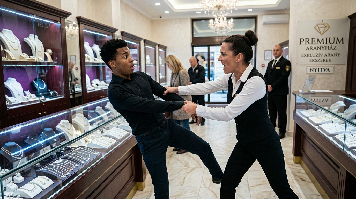 Egy fiatalembert megaláz és kirúg egy üzletből egy alkalmazott, aki a külseje alapján ítéli meg.