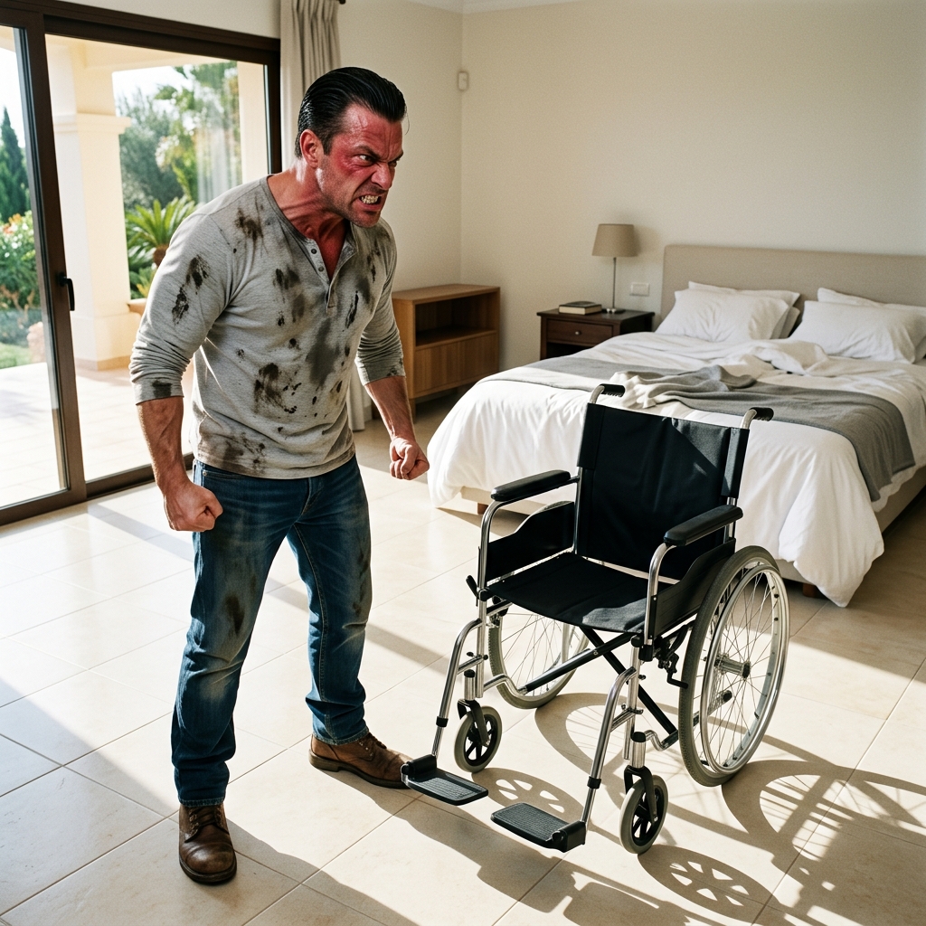 A férjem elfelejtette a rejtett kameráinkat – amit a hálószobánkban láttam csinálni, pánikszerűen hazarohantam.  Majdnem 20 évig azt hittem, hogy a házasságom a hűségre, a megszokott dolgokra és az olyan szeretetre épül, ami mindenhez alkalmazkodik. Aztán egy unalmas délutánon a munkahelyemen megnyitottam az otthoni biztonsági alkalmazást, és megláttam valamit, ami miatt megkérdőjeleztem a közös életünk minden részét.  42 éves vagyok. A férjem, Jake, 44 éves. Majdnem 20 éve vagyunk házasok.  Amikor találkoztam vele, már átesett a baleseten. Állandóan kerekesszékben ült. Számomra ez csak egy része volt annak, aki ő volt. Nem az egész történet. Vicces, okos, makacs és kedves volt. Utálta a szánalmat. Megnyugtatta az embereket. Biztonságban éreztette velem magam.  Felépítettünk egy életet. Két gyerekünk született. Vettünk egy házat. Megtanultunk olyan rutinokat, amelyek működtek a családunk számára. Én gondoskodtam bizonyos dolgokról, ő pedig másokról.  Tavaly betörtek a házunkba, miközben nem voltunk otthon. Utána rejtett kamerákat szereltünk fel néhány szobába, máshol pedig kívülről látható kamerákat. Alig ellenőriztük őket.  Ma unatkozva dolgoztam, úgy 3 óra körül, és csak azért nyitottam meg az alkalmazást, hogy elüssem az időt.  Jake otthonról dolgozik. Azon a reggelen adott egy búcsúpuszit, kigurított a bejárathoz, és azt mondta:  “Szeretlek. Ne hagyd, hogy ezek az idióták ma zavarjanak.”  Először a hálószoba kameráját ellenőriztem, mert mozgást észlelt.  És láttam, hogy a férjem besétál a szobába.  Sétál.  Nem mászik. Nem küzd. Nem kapaszkodik a bútorokba.  Egyszerűen besétált.  Lefagytam. Komolyan azt hittem, hogy lefagyott a kép. Az első gondolatom, bármilyen ostoba is volt, az volt, hogy régi felvételeket nézek.  Szóval visszatettem.  És ott volt megint. Jake. A hálószobánkban. A saját lábán.  Könnyedén mozgott. Nem tökéletesen, talán, de könnyedén. Elég volt ahhoz, hogy ne maradjon kétség. Nem az a fajta ember volt, aki nem tud járni. Átment a szobán, kinyitott egy fiókot, felkapott egy inget, és az ágy felé fordult.  Aztán megtette azt a kis ugrást a sarkán.  Fájdalmas lett a gyomrom.  Átkapcsoltam egy másik kamerára.  Délben a konyhában volt. Sétált.  1:15-kor az irodában volt. Sétált.  2:40-kor hallotta, hogy egy kézbesítenek az ajtóban, leült a folyosó közelében parkoló kerekesszékbe, a bejárati ajtóhoz gurult, aláírta a csomagot, visszagurult a házba, majd újra felállt, és a pulthoz vitte a dobozt.  Csak a telefonomat bámultam.  Csak arra tudtam gondolni: Mióta?  Mióta csinálja ezt?  Hányszor pakoltam be a kocsiba, amíg ő abban a székben ült? Hányszor rohantam ki a házból, mert segítségre volt szüksége? Hány családi döntést szőttek csendben ahhoz, amit Jake „nem tudott” megtenni?  Aztán ismét mozgás támadt a hálószobában.  Egy nő lépett be.  Nem ismertem. A haja hátra volt fogva. Egy nagy táska lógott a vállán. Úgy mozgott, mintha már járt volna itt korábban.  Jake odament hozzá.  Jake odament.  Jake elmosolyodott. A nő visszamosolygott.  Azt gondoltam: Ó, Istenem. Csak színlel, és átver.  Bekapcsoltam a hangot.  Jake azt mondta:  „Gyorsan ideértél.”  A nő így válaszolt:  „Idegesnek hangzottál.”  Jake leült az ágyra. Aztán a párnáknak dőlt. A nő félretette a táskáját, és elkezdett kipakolni belőle dolgokat.  Felkaptam a kulcsaimat, és kirohantam a munkából anélkül, hogy bárkinek is elmondtam volna, hová megyek.  A képernyőn Jake mondott valamit, amit nem igazán tudtam kivenni.  A nő így válaszolt:  „Nem folytathatod ezt.”  Felcsattantottam.  Kiugrottam a kocsiból, olyan erősen becsaptam a bejárati ajtót, hogy a falnak csapódott, és kiviharoztam a folyosóra.  Hangokat hallottam a hálószobából:  „Nem fogja ellenőrizni a kamerákat.”  Aztán benyomtam az ajtót.  Mindketten felugrottak.  Jake félig feküdt az ágyon, félmeztelenül.  A nő mellette állt, mindkét kezét felemelve…  A 2. rész a hozzászólásokban található.