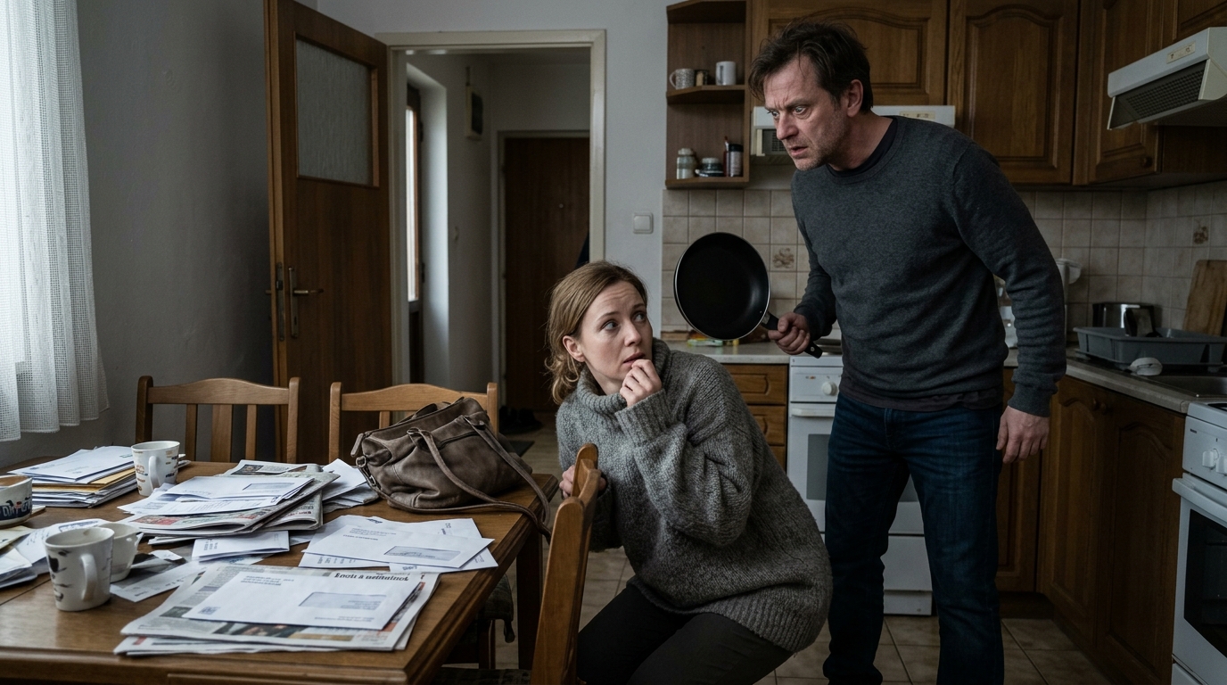 — Tessék, élősködő! — a férjem a fejemre csapta a serpenyőt. Reggel a bank közölte vele, hogy a keresetem miatt csődbe ment. — Már megint ezt a kolbászt vetted? Mondtam, hogy az akciósat kell venni! Teljesen tönkre akarsz tenni? — Szergej olyan dühösen hadonászott a blokkal az arcom előtt, hogy a papír kellemetlen zizegő hangot adott. Az alkoholszag előbb csapta meg az orromat, mint ahogy a férjem egészen közel lépett. Újabb péntek, újabb összejövetel az „ígéretes partnerekkel”, amelyek mindig ugyanúgy végződtek: hazajött, az univerzum urának érezte magát, majd elkezdte számolgatni a családi költségvetés minden egyes fillérjét. Pontosabban az én költségvetésemet, mert a saját pénzét ő „a jövőbe fektette”, mi pedig az én logisztikusi fizetésemből éltünk. — Szerjozsa, ez teljesen normális kolbász. Az akciósban csak szója van. Te magad kérted a húsos szoljankát — próbáltam nyugodtan beszélni, miközben a tűzhely felé hátráltam. A serpenyőben sistergett a pirítás, de az étvágyam már fél órával korábban elment, amikor becsapódott a bejárati ajtó. — Normális? — hisztérikusan felnevetett, de a szemei továbbra is dühösek és szúrósak maradtak. — Te egyszerűen egy pazarló nő vagy. Én itt pörgök, mint a mókus a kerékben, kapcsolatokat építek, te meg mindent lehúzol a vécén! Ingyenélő! Ez a szó belehasított a fülembe. Ingyenélő. Én, aki fizettem a rezsit, az élelmiszert, sőt még a benzint is az öreg terepjárójába, miközben ő a „startup hozamára” várt. — Ha én ingyenélő vagyok, akkor talán főzz magadnak vacsorát — kérdeztem halkan, és a tűzhely kikapcsolásáért nyúltam. Ez hiba volt. Szergej gyűlölte, ha megkérdőjelezték a tekintélyét, különösen, ha ivott. Felkapta a pultról a nehéz öntöttvas serpenyőt, amelyet az imént tettem félre. — Még vissza is beszélsz? — ordította. — Én etetlek, itatlak, én hoztalak be az emberek közé! — A lakás az enyém, Szergej, és enni is én adok nekünk — javítottam ki reflexből.