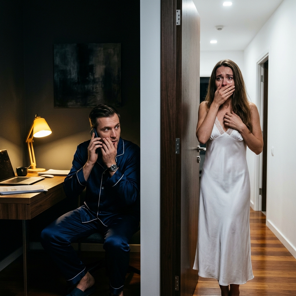 Éjfélkor meghallottam, ahogy a férjem a szeretőjével beszélget: „Holnap ez a 700 négyzetméteres villa a tiéd lesz!” Nevettem…  Éjszaka felébredtem, hogy kimenjek a mosdóba, és akaratlanul is meghallottam, ahogy a férjem üzeneteket suttog a szeretőjének.  „Ne aggódj, drágám. Holnap ez a 700 négyzetméteres lakás teljesen a tiéd lesz.”  Ebédidőben anyósom hívást kapott a kórházból. A fia autóbalesetet szenvedett. Anyósom és apósom azonnal megdöbbentek. Ha nem a saját fülemmel hallottam volna, valószínűleg utolsó leheletemig elhittem volna, hogy a férjem rendes ember. De azon az éjszakán, a 700 négyzetméteres lakásunk halálos csendjében meghallottam a hangját.  „Ne aggódj, szerelmem. Gondoskodom róla, hogy meghaljon.” A ház és az összes pénz a bankban… amint elintézem, mind a tiéd lesz.  Ki mondta ezt? A férjem volt.  Elena a nevem. 32 éves voltam, és könyvelőként dolgoztam egy kis cégnél a városban. A férjem, Javier, aki három évvel idősebb nálam, saját céget vezetett. Az üzlet elég jól ment. Öt éve voltunk házasok, és a szüleivel laktunk egy nagy házban a város szélén, tágas kerttel, úszómedencével és egy kétautos garázzsal. Bárki, aki kívülről látott minket, azt mondta volna, hogy nyertem a lottót. Egy gazdag családból származó sikeres férfihoz mentem feleségül. Az apósom, Agustín, szigorú ember volt, kevés szavú, de minden szavának súlya volt. Az anyósom, Carmen, apró termetű nő volt, de a nyelve egyáltalán nem az; mindig a gyerekekre panaszkodott. Öt év házasság alatt az egyetlen dolog, ami miatt lehajtottam a fejem előtte, a gyerekek témája volt. Nem voltak gyerekeink.  Carmen gyakran célozgatott:  „Milyen nő vagy te? Öt éve vagy házas, és egyetlen gyerek sem. Ebben az ütemben a család gyermektelen lesz. Ki kellene vizsgáltatnod magad, Elena.”  Csak összeszorítottam a fogam, mosolyogtam, és csendben sírtam éjszakánként, a párnámba kapaszkodva. Számtalan kezelést kipróbáltam, kórházról kórházra jártam, és az eredmény mindig ugyanaz volt.  „Nem…” 👇 Olvasd el a teljes történetet az első hozzászólásban!