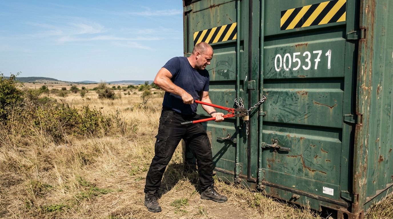 Egy férfi teljesen váratlan módon vásárolta meg ezt a raktárépületet, ám amit belül talált, mindenkit sokkolt.  A város szélén kényszerértékesítés zajlott régi területeken: a közösség felszabadította azokat a raktárakat, amelyek évek óta elhagyatottan álltak.  A feltételek egyszerűek és szigorúak voltak — nincs megtekintés, nincs belépés, nincs visszatérítés. A területet csak kívülről lehetett látni.  A férfi — egy építőmester — évek óta arról álmodott, hogy egy kis lakást saját kezűleg épít. És amikor meghallotta, hogy ezt a zöld fémraktárat mindössze 500 dollárért árulják, nem hezitált sokáig.  Csak egy dolog érdekelte: hogy a föld jó legyen, a hely nyugodt, és maga a raktár elbontatható legyen, hogy a helyére új házat építhessen.  A dokumentumokat még aznap aláírták. Az eladó csak ennyit mondott:  — Sok éve zárva volt… senki sem jött, hogy kinyissa. A férfi egyszerűen közömbösségként értelmezte ezt, és nem tulajdonított neki jelentőséget. 😥😥  És már állt is a szabad ég alatt lévő