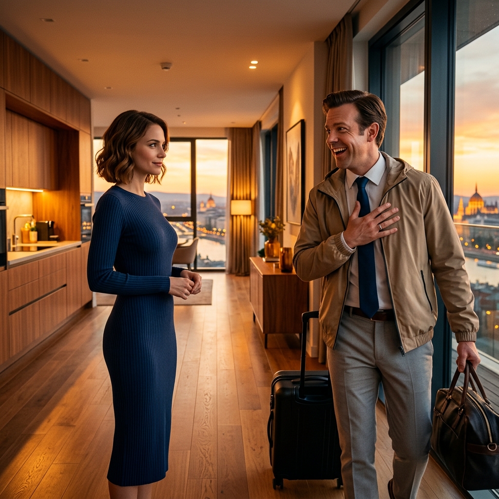 Megtudtam, hogy a férjem egy titkos 15 napos útra ment azzal a nővel, akit a „munkahelyi feleségének” nevezett. Amikor hazaért, feltettem egy egyszerű kérdést, ami letörölte a mosolyt az arcáról: „Tudod, milyen betegsége van?” Rohant az orvoshoz, de az igazság már várt rá.  A férjem egy titkos luxusútról tért vissza – aztán az egyetlen kérdésem elrontotta a mosolyát. Tizenöt nappal korábban búcsúcsókot adtam neki a brooklyni folyosónkon, megigazítottam a gallérját, és azt mondtam neki, hogy nyerje meg a miami számlát, amelyről azt mondta, mindent megváltoztathat. Tizenöt nappal később napsütéssel a bőrén, csiszolt útitörténettel a nyelvén tért haza, és fogalma sem volt róla, hogy minden csendes estémet azzal töltöttem, hogy a szállodai költségeket, a törölt üzeneteket és egy nagyon érdekes bérleti szerződést olyan pontos idővonallá alakítottam, amely egy házasságot is nyitottá tehet anélkül, hogy valaha is fel kellett volna emelnem a hangom. Mire a kulcsa megfordult a zárban, készen álltam.  Egy kedd reggel találkoztam Milóval Manhattanben, amikor egy rossz kávérendelés és egy türelmes mosoly még sorsszerűnek tűnhetett. Olyan New York-i házasságot építettünk, ami kívülről nem tűnt hivalkodónak, belülről viszont igazinak érződött. Apró konyha. A bérleti díj, ami minden hónap elején hitetlenkedve nevettünk. Prospect Park-i hétvégék. Saját kezűleg írt évfordulós kártyák. Egy narancssárga mentett macska, aki az ölében volt, és udvariasságból tolerált engem.  Tizenegy éven át az életünk apró rituálékból állt, amelyek elég szilárdnak tűntek ahhoz, hogy megbízzunk bennük.  Ezért nem riasztott meg Hazel eleinte.  Úgy érkezett a házasságunkba, mint név az irodai történetekben. Egy új ügyfélmenedzser. Okos. Vicces. Éles a megbeszéléseken. Aztán idővel visszatérő szereplővé vált a mondataiban.  „Hazelnek nagyszerű ötlete volt a prezentációhoz.”  „Hazellel ebédelni mentünk, hogy elintézzük az ügyféljegyzeteket.”  „Hazel gyakorlatilag a munkahelyi feleségem ezen a ponton.”  Nevetve mondta ezt.  Én is nevettem, mert a nők ezt teszik, amikor megpróbálják bebizonyítani, hogy biztonságban vagyunk. Nem akarunk az lenni, aki minden munkatársat fenyegetéssé változtat. Nem akarunk olyan feleség lenni, aki észreveszi a képernyő szögét, az esti üzeneteket, az új kölnivizet, a hirtelen jött edzőtermi tagságot, a férj furcsa ragyogását, aki régen fáradtan jött haza.   Így aztán művészetté vált mindent elmagyarázni.   Aztán Milo egy kedd este szinte ragyogva jött haza.   „Megvan” – mondta, és az aktatáskáját az ajtó mellé ejtette. „A miami számla. Azt akarják, hogy az egész folyamat alatt ott legyek. Prezentációk, vacsorák, kapcsolatépítés. Körülbelül két hét.”   Felnéztem a konyhaasztalunkon lévő nonprofit javaslatról, és elmosolyodtam. „Ez hatalmas.”   „Mindent megváltoztathat” – mondta.   Hittem neki. Ez volt az egésznek a leghétköznapibb része. Hittem a férjemnek.   Segítettem neki összepakolni a következő pénteken. A jó ingeit. A nyakkendőjét, amit az apja adott neki. A töltőt, amit biztosan elfelejtett volna, ha nem magam teszem az oldalsó zsebbe.   Az ajtóban megcsókolt, és azt mondta: „Minden este felhívlak.”   – Még ha késő is – mondtam.  Három napig így is tett.  Rövid hívások. Fáradt hang. Sűrű időbeosztás. A szálloda „jól” volt. A megbeszélések „intenzívek” voltak. Az ügyfélvacsorák „elhúzódtak”. Mindez elég hihetőnek tűnt ahhoz, hogy megtartsák.  Aztán a hívások abbamaradtak, és az SMS-ek vették át az irányítást.  Túl kimerült ahhoz, hogy beszéljek. Irány az ágy. Szeretlek.  Az ötödik napra a lakásunkban uralkodó csend kezdett rosszul érezni magát.  Azt mondogattam magamnak, hogy utazás, nyomás, határidők, mindaz, amit az értelmes feleségek mondogatnak maguknak, amikor a biztonság kedvéért akarnak hitet tartani. De valami bennem már elkezdett eltávolodni a történettől.  Aznap délután felhívtam a szállodát, amelyet futólag említett.  – Összekötné Milo Brennan szobájával, kérem?  Szünet. Gépelés.  – Sajnálom, asszonyom. Nincs ilyen nevű vendégünk.  Még két helyszínt felhívtam.  Semmi.  Azon az estén a konyhaasztalnál nyitottam meg a közös bankkártyánkat, miközben a mennyezeti lámpák le voltak kapcsolva, a város halványan tükröződött a laptopom mögötti ablakban.   Floridai díjak, igen.   Nem Miami.   Key West.   Vacsora a vízparton. Üdülőhelyi díjak. Egy privát kirándulás. Aztán az, ami mindent kiélesített: egy kétszemélyes csomag egy naplementékről és pezsgőről ismert üdülőhelyen.   Sokáig ültem ott, a képernyőt néztem, miközben a házasságom egész alakja átrendezte magát.   Másnap reggel ellenőriztem, hogy mit felejtett el, és az még mindig a közös felhőhöz van-e kötve. Üzenetek. Nem mind, de elég. Hazel neve mindenhol ott volt. Nem csak a logisztika. Nem csak a munka. Tervek voltak. Volt vágyakozás. Ott volt két ember könnyed nyelvezete, akik egy külön szobát építettek az életemben, és lassan berendezték.   A második estére már volt egy táblázatom.   A harmadikra ​​már képernyőképeim voltak.   A negyedikre már a kezemben volt a mappa az asztala alsó fiókjából: egy williamsburgi bérleti szerződés, rajta mindkettőjük nevével, összekapcsozott bútorrendelésekkel, a sarokban tűzött festékmintákkal, mintha rengeteg idejük lenne elképzelni egy másik otthont.   Nem sírtam, amikor ezt megtaláltam.   Sírtam…később, a hálószoba padlóján, amikor rájöttem, hogy az egyik üzenetsorozatban szereplő dátum átfedésben van egy nappal, amit egyedül töltöttem a kórház várótermében, újra és újra hívogatva, miközben úgy válaszolt, mintha valami fontosba szakítanék félbe.  Ezután nagyon megnyugodtam.  Amikor Milo hazaért a tizenötödik napon, már elmosogattam, felporszívóztam a padlót, és kikészítettem a kedvenc tésztájának a hozzávalóit. Azt a kék ruhát viseltem, amiről egyszer azt mondta, hogy felejthetetlenné tesz. Azt akartam, hogy meleg, rend, ismerős környezetbe lépjen be. Azt akartam, hogy elég ellazult legyen ahhoz, hogy az első repedés tisztán látszódjon.  Mosolyogva lépett be a lakás ajtaján.  „Istenem, mennyire hiányoztál.”  Hagytam, hogy megcsókolja az arcom. Hadd tegye le a sporttáskát. Hadd beszéljen.  „Milyen volt Miami?” – kérdeztem.  „Forró. Elfoglalt. Brutális” – mondta egy kis sóhajjal. „Egymás utáni megbeszélések. Zuhanyozni kell.”  A hálószoba felé indult, és elkezdte kihúzni a bőröndje cipzárját. Lassabban követtem, az ajtónak dőlve, mintha csak azért lennék ott, hogy társaságot nyújtsak neki.   – Biztos vagyok benne, hogy Hazel segítőkész volt – mondtam.   A keze megállt egy összehajtott ingen.   – Micsoda?   Könnyed hangon beszéltem.   – Azt mondtam, biztos vagyok benne, hogy Hazel segítőkész volt.   Erre kényszerítette magát, hogy továbbmenjen. – Igen. Persze. Nagyszerűen csinálta.   Bólintottam egyszer, és hagytam, hogy a csend beálljon.   Aztán szinte mellékesen megszólaltam: – Meglepődtem, amikor megtudtam.   Ezúttal teljesen rám nézett.   – Mit talált ki?   A konyha felé fordultam.   – A kedvencedet készítem vacsorára – mondtam. – Azt, amelyikben az a szósz, aminek az az örökkévalóságig tart.   Követett, most már lassabban.   – Isla.   Letettem a vágódeszkát a pultra. Felvettem a kést. Gondosan mellé tettem a zöldségeket. Aztán pont annyira fordultam meg, hogy a szemébe nézhessek, és feltettem az egyetlen kérdést, amit öt éjszakán át gyakoroltam a sötétben.  „Hazel mindent elmondott, mielőtt hazajöttél?”