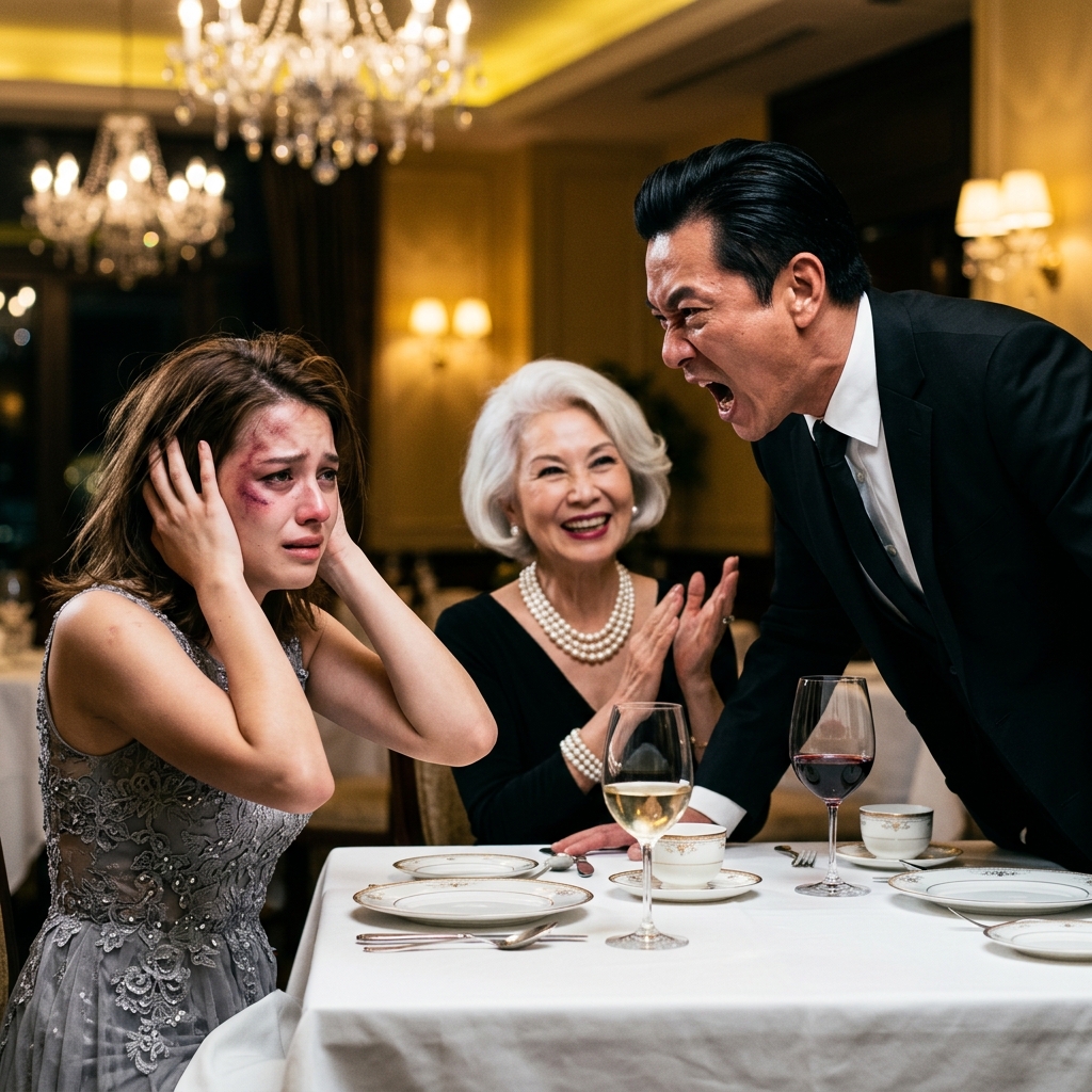 A VŐM MEGÜTÖTTE A LÁNYOMAT VACSORÁNÁL – AZ ANYJA TAPSOLT. ÉN TELEFONÁLTAM.  Azon az estén, amikor a vejem felemelte a kezét, az anyja elmosolyodott, a lányom pedig a padlóra meredt, rémisztő tisztasággal megértettem valamit. Ha érzelmileg reagálnék, mindent elveszítenénk.  Margaret Hail vagyok. 58 éves vagyok, és Charlotte közelében, Észak-Karolinában élek, egy csendes környéken, ahol az emberek udvariasan üdvözlik egymást, és úgy tesznek, mintha semmi gyanús nem történne zárt ajtók mögött.  Közel három évtizeden át a karrierem a válságkezelés körül forgott. Én voltam az a nő, akit a cégek hívtak, amikor a hírnevük lángokban állt, amikor a botrányok azzal fenyegettek, hogy mindent elpusztítanak, amit felépítettek. Az én feladatom soha nem volt pánikolni. Az volt a feladatom, hogy várjak, megfigyeljek, és a megfelelő pillanatban lecsapjak.  Soha nem gondoltam volna, hogy szükségem lesz ezekre a készségekre, hogy megmentsem a saját lányomat.  A lányom, Lena, azon a tavasszal volt 33 éves. Intelligens, a legjobb értelemben vett éles nyelvű, városrendező, aki hitt abban, hogy az utcák és parkok megváltoztathatják az emberek egymáshoz való viszonyát.  Két évvel korábban feleségül ment Ethan Brookshoz. Papíron kifogástalannak tűnt: ingatlanbefektető, jó kapcsolatokkal, nagylelkű adományozó jótékonysági gálákon. Az édesanyja, Diane, szeretett erre mindenkinek emlékeztetni.  A vacsorának egyszerűnek kellett lennie, egy vasárnap estének, egy kis emlékeztetőnek elhunyt férjemre, Thomasra. Lena ragaszkodott hozzá, hogy ő legyen a házigazda. Azt mondta, hogy a kedvenc ételét szeretné elkészíteni, mintha ennek a rutinnak az újrateremtése megakadályozhatná, hogy a fájdalom továbbterjedjen az életünkben.  Amikor megérkeztem, az asztal tökéletesen meg volt terítve. Gyertyák, összehajtott szalvéták, halk zene szólt a háttérben. Minden begyakoroltnak tűnt. Túl begyakoroltnak.  Lena szorosan megölelt, de a teste merev volt. Hosszú ujjú ruhát viselt a meleg karolinai időjárás ellenére. A mosolya pont a megfelelő pillanatban jelent meg, és abban a pillanatban eltűnt, amikor hátat fordított.  „Anya” – suttogta. „Olyan jó, hogy itt vagy.”  Ethan csiszolt, tükörsima bájjal fogadott. Diane a szoba túlsó végéből figyelt, éles tekintettel, és már ítélkezően eltorzult ajkakkal.  A vacsora udvariasan kezdődött. A beszélgetés biztonságos témák körül forgott: forgalom, fejlesztési projektek, ingatlanértékek. Diane beszélt többnyire. Mindig így tett. Minden mondat egy előadással zárult a fegyelemről, a normákról, vagy arról, hogy a modern nőkből mennyire hiányzik a rugalmasság.  Az étkezés felénél Lena a tálalótál felé nyúlt. Remegett a keze. Egy kanál elég hangosan koppant a porcelánon, hogy megtörje az asztal ritmusát. Ethan villája megállt a levegőben. Lassan, megfontoltan nézett rá, mint egy férfi, aki azon gondolkodik, meddig menjen el.  – Ideges vagy? – kérdezte nyugodtan –. Vagy csak gondatlan, mint általában?  Lena kinyitotta a száját, de a szavak nem jöttek ki. Felállt. Nem hirtelen, nem dühösen. Átnyúlt az asztalon, és olyan erősen megszorította a csuklóját…  👇 Olvasd el a teljes történetet az első hozzászólásban!