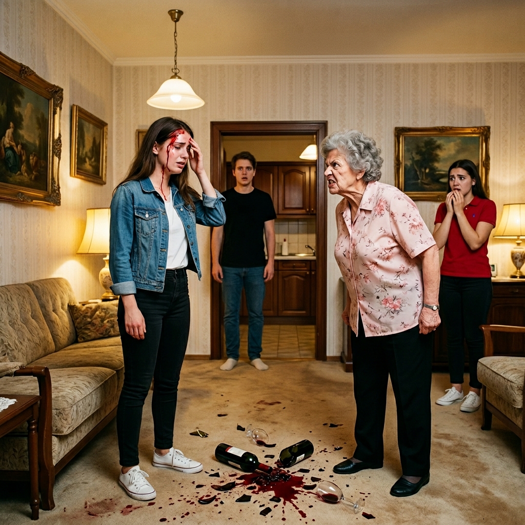 A nagynéném egy üveggel a fejemre tört, mert nem voltam hajlandó kifizetni a fia tandíját…  A borosüveg már Patricia néni kezében volt, amikor beléptem a konyhájába. Azonnal észrevettem. Foglalkozási ártalom a sürgősségi ellátásban eltöltött évek után. Az emberek apró részletekkel jelzik az erőszakot: egy szorító kéz, felületes légzés, fókuszálatlan szemek.  „Ma este válaszra van szükségem” – mondta Patricia.  A fia, Hasson mögötte állt, egy halom papírral a kezében, a Georgetown-i orvosi egyetem jelentkezési lapjaival.  „Már adtam választ” – mondtam óvatosan. „Nem tudok 80 000 pesót biztosítani a tandíjra.”  „Nem tudok, vagy nem akarok?” – kérdezte Michael nagybátyám, aki megjelent az ajtóban.  Az egész család megszervezte ezt. A vasárnapi vacsora csapda volt. Három éve heti 70 órát dolgoztam a Megyei Általános Kórház főorvosaként. Jó fizetésem volt, de diákhiteleim voltak a saját orvosi képzésemből, jelzáloghitelem, és idős szüleimről kellett gondoskodnom. Hasson oktatása nem az én felelősségem volt.  „Nem fogom” – mondtam határozottan. „Hasson 23 éves. Vannak diákhitelek, vannak ösztöndíjak. Nem fogom finanszírozni az orvosi egyetemét.”  Patricia ujjpercei elfehéredtek az üveg nyaka körül.  „Orvosi egyetemre jártál. Tudod, milyen fontos ez?”  „Tudom” – válaszoltam. „Ezért vettem fel kölcsönöket és dolgoztam három munkahelyen.”  Hasson előrelépett, és átnyújtotta a jelentkezési lapokat.  „Elizabeth néni, felvettek Georgetownba. Tudod, milyen nehéz? Péntekig be kell fizetnem a foglalót. Ez csak az első év.”  „Nem.”  Az üveg gyorsan felemelkedett. Néztem, ahogy a fejem felé ível, és megpróbáltam mozdulni, de Patricia már túl közel volt. A borosüveg, egy nehéz Cabernet, abszurd módon a koponyámmal ütközött a bal halántékom felett. A pohár összetört. A becsapódást a fájdalom előtt éreztem. Hatalmas nyomás nyomott oldalra a pulthoz. Aztán forróság öntötte el az arcomat. Vér ömlött a számos vágásból.  Egy puffanással a padlóra estem. A látásom megduplázódott, majd megháromszorozódott. Agyrázkódás. Orvosi agyam egy távoli része diagnosztizálta: lehetséges koponyatörés, jelentős vérveszteség.  „Ó, Istenem!” – mondta valaki, talán az unokatestvérem, Sara.  Megpróbáltam felülni. A konyha hevesen forgott; hullámokban csapott meg a hányinger. Vér tócsába gyűlt a fejem alatt, és szétterjedt Patricia fehér csempézett padlóján.  „Jól lesz” – mondta Patricia remegő hangon. „Orvos, túlreagál.”  A homályos látásomon keresztül láttam Hassont, aki még mindig a regisztrációs űrlapokat tartotta a kezében. Sápadtnak tűnt, de nem mozdult, hogy segítsen nekem. Senki más sem.  „Hívd a 911-et…” – sikerült kimondanom. A szavak elmosódottan jöttek ki.  „Várjunk” – mondta Michael bácsi. „Nincs szükség jelenetre, Elizabeth, ha csak beleegyezel, hogy segítesz a tandíjban…”  Nem tudtam befejezni a mondatot. Csordult a vér a torkomból…  👇 Olvasd el a teljes történetet az első kommentben!