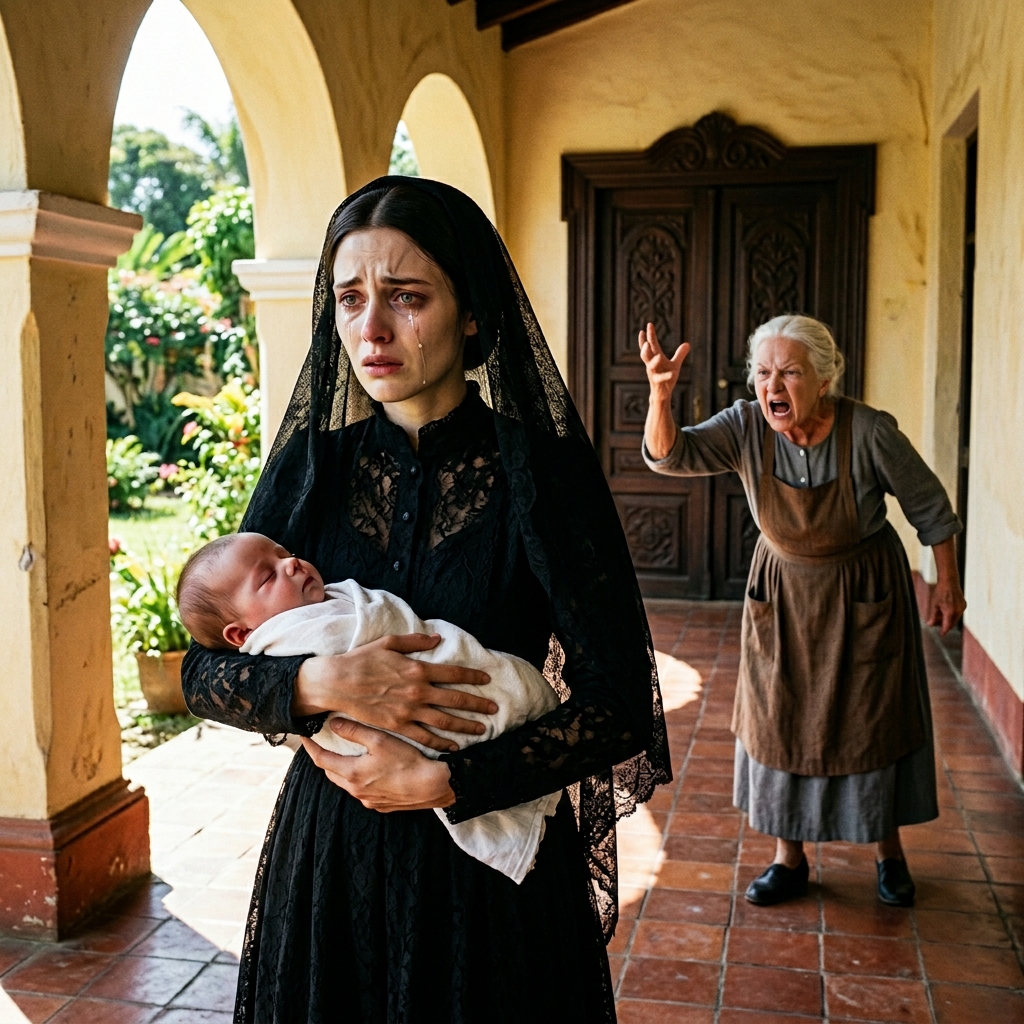 A férjem halála után két nappal az anyósom kirúgott engem és az újszülött fiunkat a házból, majd felhívott, és könyörgött, hogy látogassam meg.  Két nappal a férjem halála után az anyja is kirúgott engem és az újszülött fiunkat a házból. Egy szemernyi együttérzés nélkül. Csak annyit mondott:  „Te és a gyermeked semmit sem jelentetek nekem.”  Egy bőrönddel, egy pelenkázótáskával és a férjem pulóverével távoztam. Hetekkel később felhívott, édes hangon, és vacsorára hívott minket. Jobban kellett volna tudnom.  „Te és a gyermeked semmit sem jelentetek nekem.”  Ez volt az utolsó dolog, amit az anyósom, Deborah mondott, mielőtt bevágta az orrom előtt az ajtót. Két nappal a férjem eltemetése után úgy dobott ki, mint egy szemétládát.  Mia vagyok. 24 éves vagyok, és Calebbel közös lakásunk folyosóján álltam, Noah-t, a háromhetes fiunkat tartva a karjaimban, még mindig ugyanazokban a ruhákban, amiket a temetésen viseltem.  Anyósom melegség és szánalom nélküli tekintettel nézett rám, még csak tudomásul sem véve, hogy a fia felesége vagyok. És hogy Noah az unokája.  „Hová kellene mennem?” – suttogtam elcsukló hangon.  A karjaimban lévő Noah-ra nézett, és eltorzult a szája, mintha valami keserűt evett volna.  „Ez nem az én dolgom!”  Aztán becsukta az ajtót, és hallottam a zár kattanását.  Egy teljes percig álltam ott, képtelenül feldolgozni a történteket. Noah sírni kezdett, és ez a hang visszarántott a valóságba. Felkaptam a kábultan becsomagolt bőröndöt, a vállamra vetettem a pelenkázótáskát, és elmentem.  Az egyetlen dolog, amit magammal vittem, és ami nem volt feltétlenül szükséges, Caleb kapucnis pulóvere volt. Még mindig rajtam volt az illata, és nem kaptam levegőt nélküle.  Hadd menjek vissza egy kicsit az időben, hogy megértsd, hogyan jutottunk el idáig.  Calebbel évekig próbálkoztunk, hogy gyerekünk legyen. Vizsgálatok, orvosok, néma sírás a fürdőszobában, úgy tettél, mintha jól lennél, miközben valójában fuldoklottál.  Amikor végre teherbe estem, együtt sírtunk a fürdőszoba padlóján. Caleb ígéreteket suttogott egy babának, akit még nem is ismert.  Amikor Noah megszületett, egy nagy anyajegy borította az arcának felét. A szoba olyan csendbe borult, ahogy az emberek kedvesnek tartják, pedig valójában csak zavarban érzem magam.  Pánikba estem, mert tudtam, milyen kegyetlenek tudnak lenni az idegenek.  Caleb nem habozott. Megcsókolta Noah-t, és azt suttogta:  „Szia, haver. Rád vártunk, szerelmem.”  Valami megenyhült bennem, mintha a legrosszabbra készültem volna, és végre megtaláltam volna a szerelmet. Noah-t akarták és szerették… kétségtelenül.  Deborah túl sokáig bámulta a babám arcát, majd úgy nézett rám, mintha a saját kezemmel festettem volna a bőrére azt az anyajegyet.  Ilyesmiket mondott:  „Hát, sosem tudhatod igazán, mi történt.”  Kétség magvait hintette el.  Caleb megpróbált megvédeni. Mindig azt mondta:  „Csak ne törődj vele, majd megnyugszik.”  Tévedett.  Caleb hirtelen meghalt. Az egyik percben még jól volt; a következőben szívrohamot kapott 27 évesen.  Egy átlagos nap, aztán egy telefonhívás, ami jéggé dermedt. Nem emlékszem az útra a kórházba, vagy akár arra a pillanatra, amikor átléptem azokat az ajtókat.  Csak arra a pillanatra emlékszem, amikor valaki hangosan kimondta a szavakat.  A temetés homályos emlék volt. Úgy kapaszkodtam Noah-ba, mint egy horgonyba, mert ha elengedem, elsodor, és soha nem tér vissza.  Deborah fékezhetetlenül zokogott, mintha a fájdalmának hallgatóságra lenne szüksége.  Egy héttel később megmutatta, milyen is valójában.  Elment a lakásba. A családja nevén volt, és tudta ezt. Belépett.  „El kell menned” – mondta kurtán.  Még mindig a szülés utáni köd borított. Még mindig kétóránként felébredtem. Még mindig a férjemet kerestem az ágyban, mielőtt eszembe jutott volna, hogy elment.  „Deborah, kérlek. Csak időre van szükségem, hogy rendbe tegyem a dolgokat.”  Noah-ra nézett, és eltorzult a szája.  „Valószínűleg nem is Caleb fia. Mástól esett teherbe, és megpróbáltad csapdába ejteni a gyerekemet.”  A szavai úgy hatottak rám, mint egy ütés a gyomorszájon.  —Nincs jogod ehhez a lakáshoz….  A 2. rész a hozzászólásokban található.