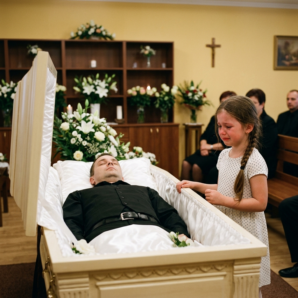 Egy kislány átölelte apját a koporsóban, és ami ezután történt, hátborzongató volt.  1. RÉSZ: Egy kislány átölelte apját a hűlő koporsóban.  Camila 8 éves volt, és mozdulatlanul állt a koporsó mellett. Órák óta a virrasztáson voltak, és egy pillanatra sem mozdult el mellőle. Az anyja többször is megpróbálta elvinni, de Camila nem volt hajlandó elmenni. Azt mondta, hogy az apjával akar maradni, és nem sírt; csak némán nézett rá.  Emberek jöttek, hogy részvétüket nyilvánítsák, és néhányan szánalommal néztek rá, de nem válaszolt. Csak állt ott, kezeit a koporsó szélére téve. Julián teste egy fehér ingben feküdt, ami tetszett neki, és karjait keresztbe tette a mellkasán. Sápadtnak, de békésnek tűnt.  A nagymama háza tele volt emberekkel. Néhányan halkan beszéltek, mások sírtak, és gyerekek rohangáltak az udvaron, nem egészen értve, mi történik. De Camila nem mozdult. Amióta megérkeztek, nem akart enni vagy leülni. Csak egy széket kért, hogy jobban elérhesse az apját és közelebb lehessen hozzá.  Néhányan azt hitték, sokkos állapotban van, de a nagymamája azt mondta, hagyjam békén, mindenkinek megvan a maga módja a búcsúzkodásra. Az anyja nem akart vitatkozni, és végül beleegyezett. Bár fáradtnak tűnt, és a szemei ​​be voltak duzzadva, nem erősködött tovább.  Órák teltek el, és a hangulat egyre feszültebbé vált. Besötétedett, és még volt egy kis idő, mire a koporsót a temetőbe vihették. A felnőttek kezdték észrevenni, hogy valami nincs rendben, nem a holttesttel, hanem a kislánynyal. Elhallgatott; csak ült a székben, karjait keresztbe fonta a szélén, és mereven bámulta az apját.  Néhányan megpróbáltak beszélni hozzá, de nem válaszolt. Nem sírt, és nem is tett semmilyen gesztusokat. Úgy tűnt, mintha várna valamire. És bár senki sem mondta ki hangosan, sokan kezdtek egyfajta nyugtalanságot érezni, amit nem tudtak pontosan megmagyarázni. Mintha a lány nyugalma túl furcsa lett volna, mintha valami történni készülne.  Aznap éjjel senki sem aludt. Néhányan a verandán maradtak, halkan beszélgetve, míg mások ki-be járkáltak a nappaliba, hogy megnézzék, hogy mennek a dolgok. Camila mozdulatlanul maradt a koporsó mellett. Fáradtnak tűnt, de nem akart lefeküdni vagy elmozdulni. Aztán a nagymamája hozott neki egy takarót, és a vállára terítette. Senki sem erőltette tovább.  Eltelt egy jó idő, és a legtöbben elkezdtek elterelődni. Néhányan kimentek dohányozni, mások a konyhába kávézni, az anyja pedig egy sarokban ült, hátrabillentett fejjel és csukott szemmel. Ekkor Camila felmászott a székre, egyik térdét a koporsó szélére tette, és óvatosan belemászott. Lassan tette, mintha már előre eltervezte volna.  Senki sem vette észre, amíg már bent nem volt, apja testén feküdt, és szorosan átölelte. Amikor az egyik nagynéni megfordult és meglátta, gondolkodás nélkül felsikoltott, és mindenki elszaladt. Káosz volt.  Először azt hitték, elájult, vagy rohama van, de amikor közelebb értek, megláttak valamit, amitől elakadt a szava. Julián keze Camila hátán volt, mintha őt is átölelné.  Néhányan megdermedtek, mások azt kezdték mondani, hogy a lány mozdította el, de ez nem volt logikus, mert a keze nem volt erőltetett helyzetben; természetes módon pihent, kissé felemelt karral. Az egyik férfi megpróbálta arrébb mozdítani, de a nagymama nem engedte. Azt mondta nekik, várjanak, mert valami furcsa történik.  Camila nem mozdult, de nem tűnt eszméletlennek. A szeme nyitva volt, és normálisan lélegzett.  A 2. rész a hozzászólásokban található.