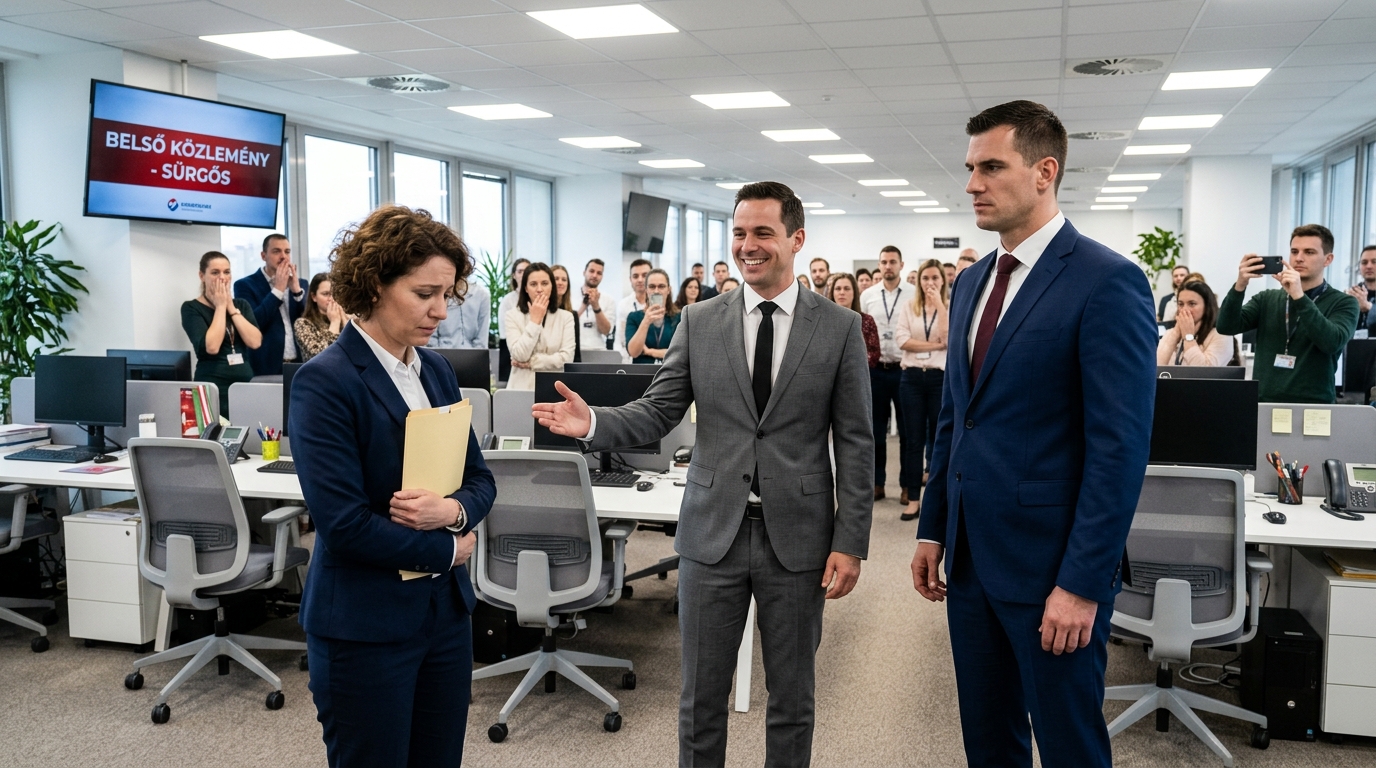 A főnököm a tekintetembe nézett, és megkérdezte: „Miért jöttél taxival? Hol van az előléptetésedhez használt autód?” Mielőtt megvédhettem volna magam, a férjem, a HR-től, önelégült mosollyal kifakadt: „Anyámnak adtam. Neki nagyobb szüksége volt rá.” Éreztem, hogy zavarba jövök… de a főnököm csak egy pillanatig hallgatott. Amit ezután tett, az váratlan volt, és soha nem fogom elfelejteni.  Lucía Serrano vagyok, harminckét éves, és öt évig dolgoztam egy madridi logisztikai cégnél operatív koordinátorként. Nem volt könnyű út. Szinte mindenki előtt elkezdtem, sokak után fejeztem be, panasz nélkül kijavítottam mások hibáit, és állandó nyomás nehezedett rám, hogy bebizonyítsam, minden lehetőséget megérdemlek. Amikor végre előléptettek területi vezetővé, a vezérigazgató gratulált nekem a csapat előtt, és átadott egy szimbolikus kulcsot: a cég autót adott nekem az új pozícióm részeként. Nem volt túlzó luxus, de számomra sokat jelentett. Látható bizonyítéka volt annak, hogy az erőfeszítésem megérte.