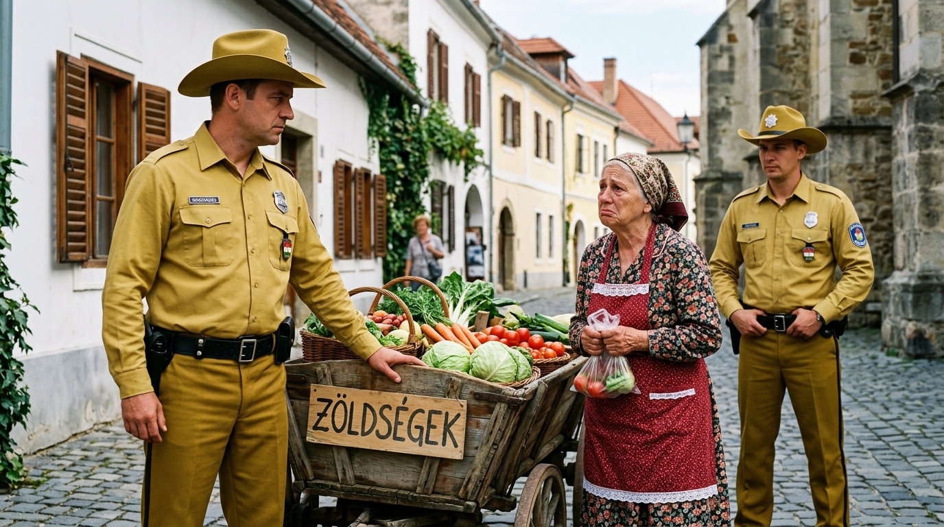 “GYEREKEIMET VAN NEVELNEM” 😭💔 A rendőrök elfogtak egy nőt, aki csendben zöldséget árult az utcán, de a nő nem tudta, hogy hihetetlen meglepetésük van a számára. Szerinted mi történhetett?