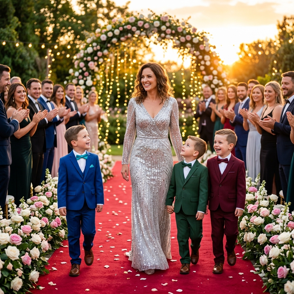 Négy év után a volt férjem meghívott az esküvőjére, hogy kigúnyoljon. Elvittem a négyéves hármas ikreimet.  Azt hitték, teljesen összeomlott. Azt hitték, teljes nyomorúságba süllyedt. A del Castillo család egyetlen okból hívta vissza Sofíát az életébe: hogy gyönyörködjenek a nyomorúságában, miközben a volt férje egy fiatalabb, gazdagabb nőt vesz feleségül.  Victoria del Castillo, a család könyörtelen matriarchája, még egy helyet is készített neki az asztalnál, hogy még jobban bedörzsölje a nehéz helyzetét, de teljesen tévedett. Nem tudta, hogy Sofía nem egyedül jön.  Amikor a kápolna ajtaja kinyílt, Sofía nem sírva lépett be. Három egyforma gyermeke, az oltárnál várakozó férfi három miniatűr másolata közrefogta, és a négy évig őrzött titok hamarosan csatatérré változtatta ezt a tökéletes esküvőt.  A krémszínű boríték nehéz volt, és drága, átható parfüm illata áradt belőle. Egy illat, amit Sofía Reyes túlságosan is jól ismert: Victoria del Castillo parfümje volt, azé a nőé, aki három éven át pokollá tette az életét.  Sofía modern, üvegfalú penthouse lakásának előszobájában állt a madridi Paseo de la Castellanán. Forgatta a borítékot a kezében. A kézírás kifogástalan volt. Az arany tinta csillogott a csillár fényében.  “Miguel Ángel del Castillo és Isabel Romero örömmel meghívnak…”  Sofía keserűen felnevetett, minden öröm nélkül. Miguel, a férfi, aki megígérte, hogy örökké szeretni fogja, némán állt mellette, miközben édesanyja, Victoria lassan összetörte a szívét. Miguel, aki négy évvel ezelőtt aláírta a válási papírokat anélkül, hogy a szemébe nézett volna, hagyta, hogy Victoria egy sovány összegű kártérítést dobjon a lába elé, mintha egy szobalányt fizetne.  “Anya, ki az?”  Sofia lenézett. Leon, az egyik négyéves hármas iker, a selyempizsamáját rángatta. Mögötte, a nappaliban Santiago és Mateo egy erődöt építettek… 👇 Olvasd el a teljes történetet az első kommentben!