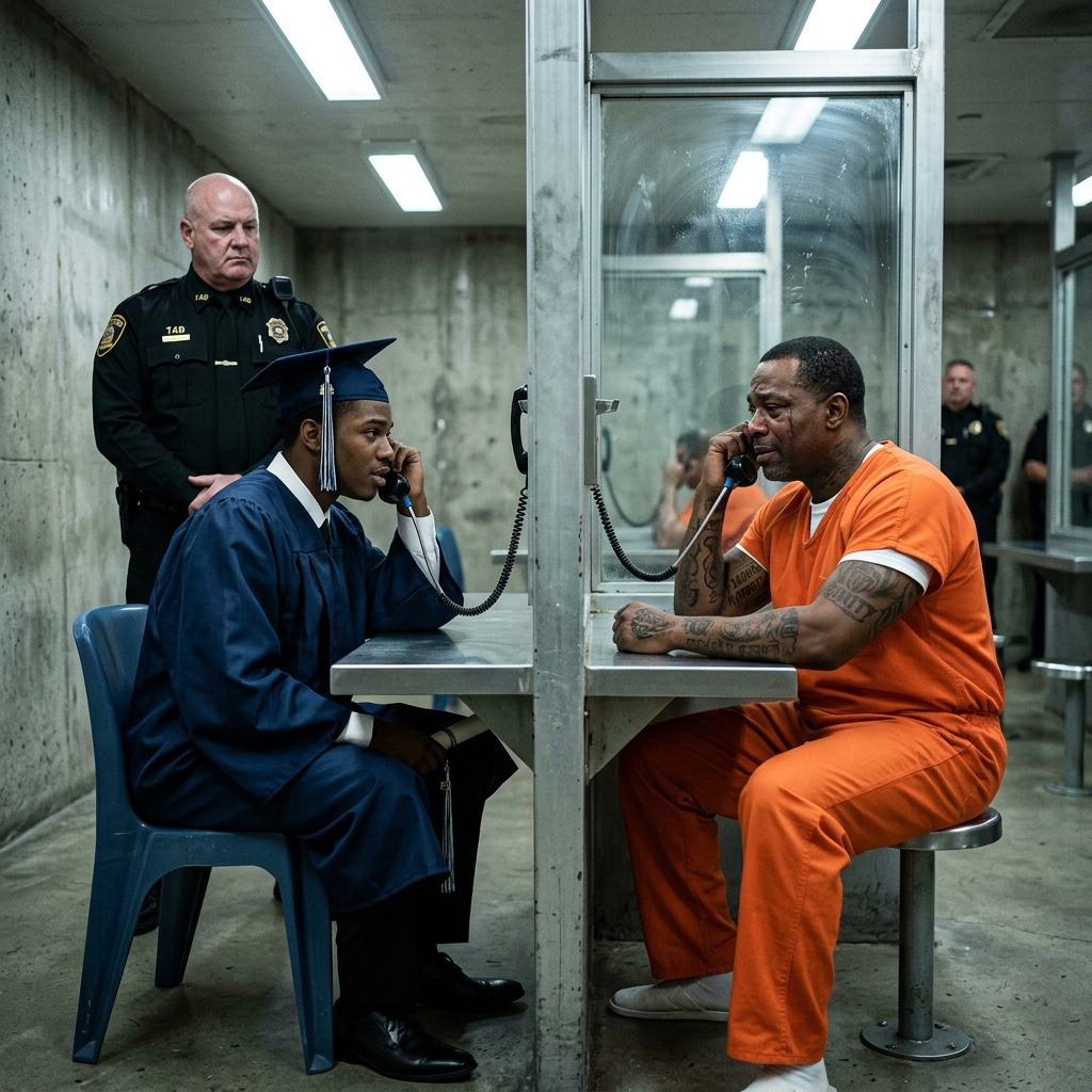 A diákfiú börtönbe ment, hogy meglátogassa apját, hogy megmutassa piros diplomáját és beteljesítse egy régi álmát, de amit az őr tett, mindenkit meglepett 😯😨 Amikor Mark megkapta a régóta várt piros diplomáját, néhány másodpercig csak bámulta, mintha nem akarná elhinni, hogy ez tényleg megtörtént. E pillanat mögött évekig tartó intenzív tanulás, álmatlan éjszakák, plusz munkák, fáradtság és állandó feszültség állt.  Nem csak magáért tette ezt. Az anyjáért tette, aki mindig azt mondta, hogy egy nap majd a tornateremben tapsol neki. De soha nem láthatta meg ezt a napot.  És akkor ott volt az apja.  Az apa, aki valaki más rosszindulata miatt került börtönbe. A legjobb barátja átverést szervezett, és végül eltűnt, mindent a vállára hagyva. Mark apja nem hitte el, hogy elárulták, amíg túl késő nem lett. Tárgyalás, ítélethozatal, évek a rácsok mögött. És csak egy álom kísérte egész idő alatt – látni a fiát a diplomaosztó talárjában, és vele lenni azon a napon. De a ballagás napján a helye üres volt a teremben.  Mark tudta ezt. És ezért, amint véget ért az ünnepség, nem ment el az osztálytársaival ünnepelni. Beült a kocsijába, és elhajtott egy olyan helyre, ahová senki sem akar menni egy ilyen napon – a börtönbe.  Amikor bevezették a látogatóterembe, leült az asztalhoz, és szorosan markolta piros diplomáját. Olyan hevesen vert a szíve, mintha újra vizsgázna.  Az ajtó kinyílt.  Az apja lassan lépett be, mintha attól félne, hogy csak álmodik. Amikor meglátta fiát a ballagási talárjában, egy pillanatra megdermedt az arca, majd hirtelen megremegett. Ajkai remegtek, szeme könnybe lábadt. Odalépett a pohárhoz, és óvatosan felemelte a kezét, mintha meg akarná érinteni.  – Te… tényleg megtetted?.. – elcsuklott a hangja.  Mark elmosolyodott, és megmutatta neki az oklevelet.  – Megcsináltam, apa. Az apa úgy nézett rá, mintha nemcsak a fia, hanem az egész élete, a reménye, az igazolása lenne előtte. Könnyek patakzottak az arcán, de meg sem próbálta letörölni őket. Abban a pillanatban igazán boldog volt.  – Sajnálom, hogy nem voltam ott… – mondta halkan. – Annyira szerettem volna…  Mark bólintott, bár belül görcsöt érzett a mellkasában. – Itt vagy. Ez a legfontosabb. Hosszan nézték egymást az üvegen keresztül, csupán néhány centiméter választotta el őket egymástól, de valójában egy egész világ választotta el őket. Az apa többször is az üveghez emelte a kezét, mintha legalább így meg akarná ölelni a fiát. És ebben a pillanatban egy őr közeledett. – Lejárt az idő, mennünk kell – mondta röviden. A szavak villámcsapásként csaptak belé. Az apa lehajtotta a fejét, mély lélegzetet vett, és lassan felállni kezdett. Nem akart elmenni. Mark is felállt, anélkül, hogy levette volna róla a szemét. De aztán történt valami, amire egyikük sem számított 😲😨 A történet folytatását az első kommentben találjátok 👇👇