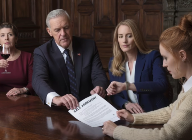 „Add át a húgodnak a szerződést 250 000 dollárért, vagy kitagadnak” – követelte apám, miközben átcsúsztatta a szerződést az asztalon.