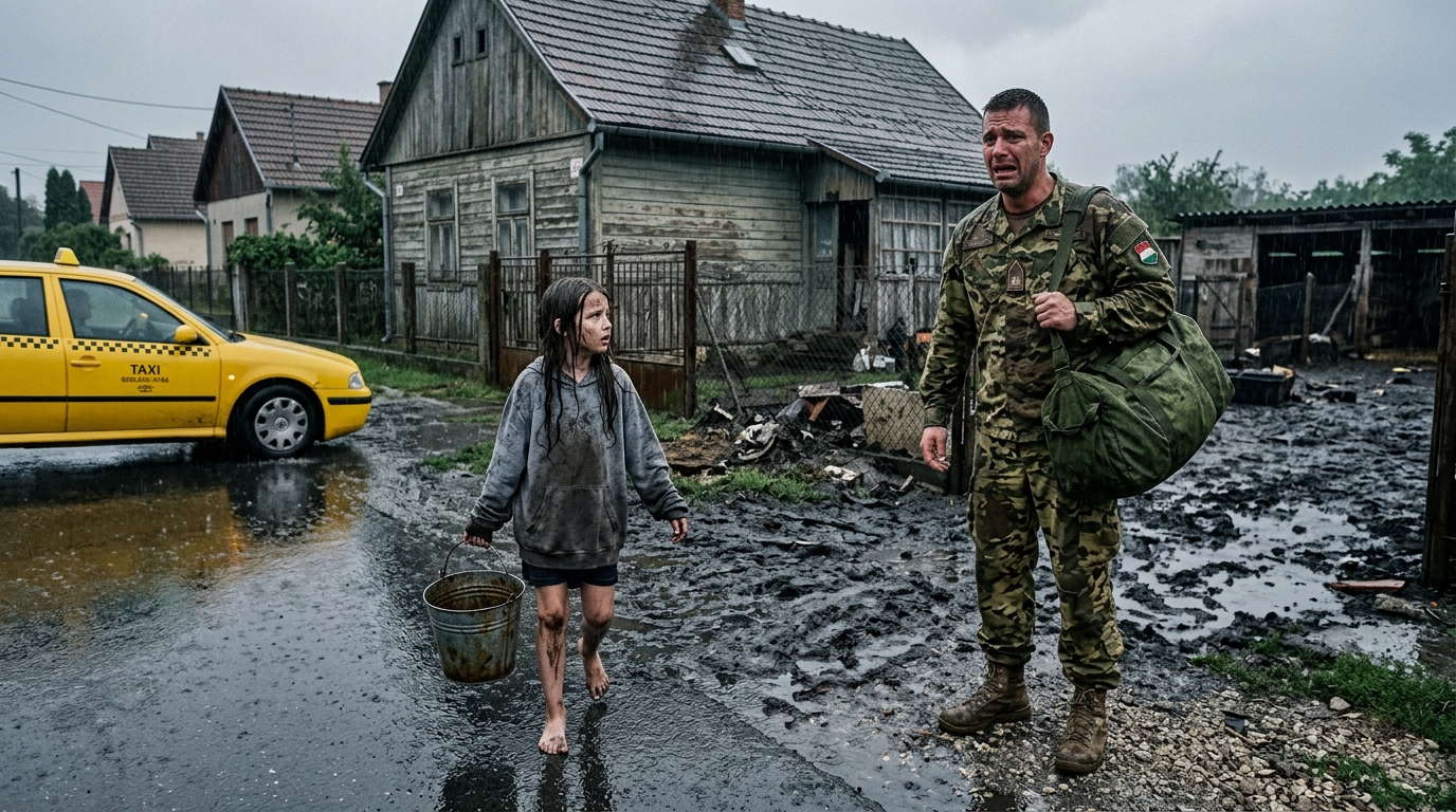 Visszajött a seregből… és a lányát a ház mögötti medencében találta.