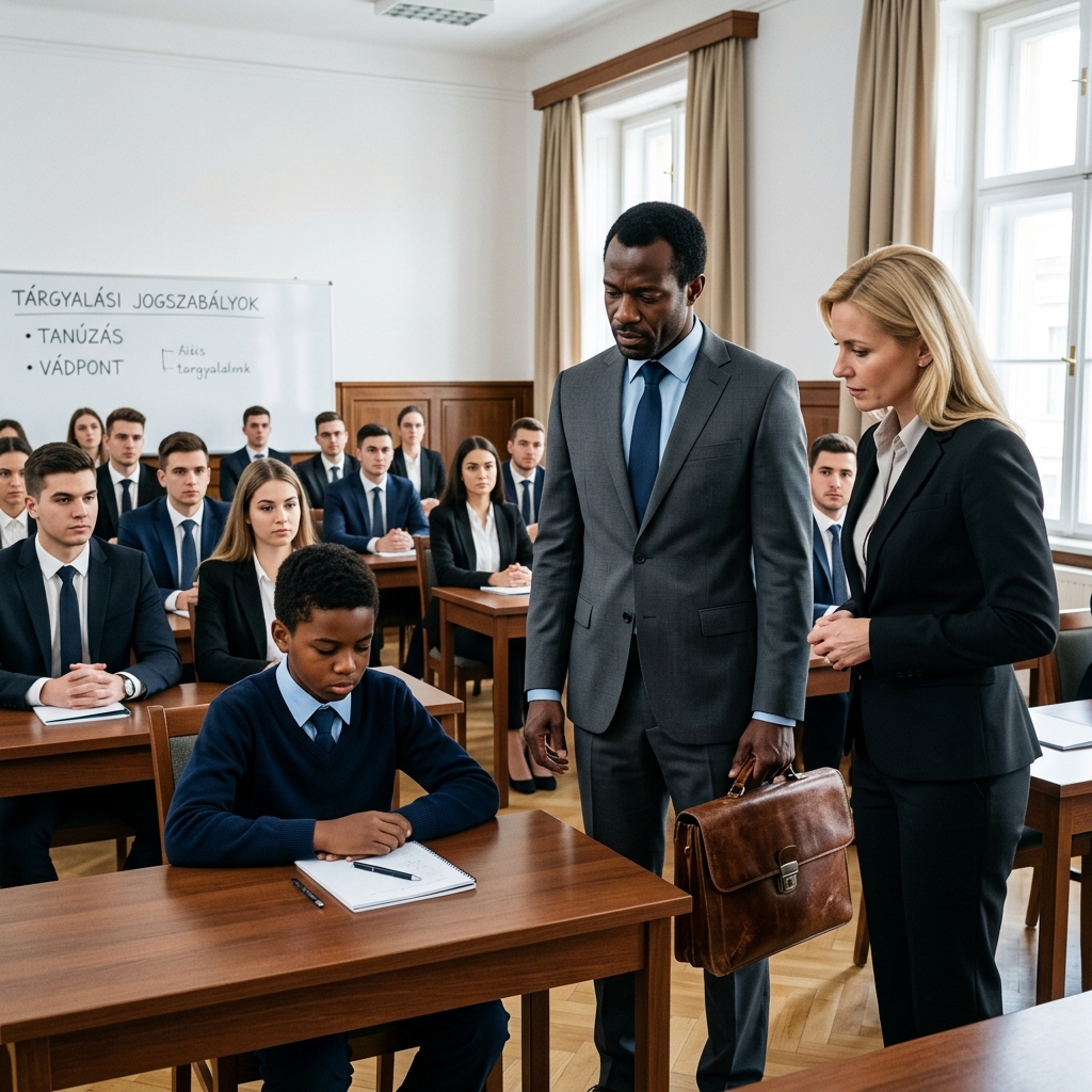 „A PENTAGON? IGEN, IGAZ. VALÓSZÍNŰLEG A GONDOS.” EGY 10 ÉVES FEKETE FIÚ ELMONDTA ELIT OSZTÁLYÁNAK AZ IGAZSÁGOT AZ APJÁRÓL, ÉS A TANÁRA HAGYTA, HOGY A TEREM KINEVESSEN. DE AMIKOR ARRA RÁNTOGATOTTA, HOGY VIGYE EL AZT A FÉRFIAT A SZÜLŐK NAPJÁRA, FOGALMA SEM VOLT, KI FOG BEMENNI AZ OSZTÁLYTERMÉNEK AJTAJÁN.  A nap, amikor a Jefferson Akadémia a rossz fiún nevetett. „A Pentagon?” Ms. Anderson megdöntötte a fejét, és hagyta, hogy a mosoly lassan szétterjedjen. „Malik, tényleg?” Huszonnégy, vasalt kék egyenruhás gyerek fordult a terem eleje felé. Malik a tábla mellett állt iskolai nyakkendőjében, kiegyenesített vállakkal, égő arccal. „Az apám biztonsági műveletekben dolgozik” – mondta. Tyler Whitman nevetett először. „Igen, persze. Valószínűleg a gondnok.” Ezután kinyílt a terem. Kuncogás. Lehajtott fejek. Kezeket a szájra tettek. És Ms. Anderson nem akadályozta meg. Összefonta a karját, és azt mondta: „Talán legközelebb ragaszkodjunk az igazsághoz, ahelyett, hogy megpróbálnánk lenyűgözni az embereket.”  Ethan, Malik egyetlen igazi barátja abban a szobában, felemelte a kezét. „Nem hazudik. Láttam az apja jelvényét.” Ms. Anderson rá sem nézett. „Elég volt, Ethan. Ülj le, mielőtt téged is büntetőmunkára ítéllek.” Mire megszólalt az utolsó csengő, Malik úgy érezte, mintha a nyakkendője a torkába vágna. A Jefferson Akadémiát szenátorok és öregpénzesek gyerekeinek építették. Malik volt az, akire mindenki kétszer nézett.  Jonathan Carter egy pillantást vetett a fiára, amint beszáll az autóba, és már tudta. „Mondd el.” Malik kinézett az ablakon. „Előadásokat tartottunk a szüleinkről. Mondtam nekik, hogy a Pentagonban dolgozol. Mindenki nevetett. Ms. Anderson is.”  Jonathan keze nyugodt maradt a kormányon. Túl nyugodt. „Pontosan mit mondott?” Malik mindent elismételtek. A mosoly. A félbeszakítás. A gondnokos vicc. A büntetéssel való fenyegetés. Amikor befejezte, Jonathan állkapcsa egyszer megfeszült, majd megdermedt.  „Sajnálom” – motyogta Malik. „Csak azt akartam, hogy higgyenek nekem.” Jonathan rápillantott. Egyenes háttal. Koncentrált. Semmit sem vett észre a szeméből. „Nem tettél semmi rosszat.” Azon az estén Malik egy fekete terepjárót látott állni a házuk előtt. Egy sötét öltönyös férfi szállt ki, végignézett az utcán, beszélt az apja csuklójába, majd visszaszállt. Amikor Malik kopogott az apja ajtaján, Jonathan az ablakhoz lépett, egyszer ránézett, és nem tűnt meglepettnek. „Kik ők?” – suttogta Malik. Jonathan a vállára tette a kezét. „Vannak dolgok, amik biztonságosabbak, ha nem tudod. Menj vissza aludni.” Másnap délután Malik iskolai tabletje véletlenszerű karakterek sorát villantotta fel, majd újra elsötétült. Otthon Jonathan elvette a készüléket, és csendben dolgozott rajta. Amikor végül visszaadta, a hangja rekedt volt. – Ha bármi szokatlan történik az iskolában, azonnal hívj fel.  – Apa, mi történik?  – Valószínűleg semmi – mondta Jonathan. – De inkább hamarabb, mint hogy megbánjam.  Ms. Anderson nem hátrált meg. Sőt, inkább merészebb lett. Elmosolyodott, és Malikhoz fordult. – Mivel az apád állítólag a Pentagonban dolgozik, talán tudsz mondani nekünk valamit, amit nem tudunk.  Malik ennek ellenére válaszolt. Mesélt nekik a szegregációból megmaradt plusz mosdókról és a hot dog standról az udvaron, amire a hidegháborús elemzők egykor gyanakodtak. Valódi részletek. Egy pillanatra eltűnt az arcáról a mosoly, aztán visszajött. – A képzelet hasznos, Malik. A tények jobbak.  Óra után az asztalának dőlt, és úgy adta elő a kihívást, mint egy mondatot. – Ha az apád tényleg a Pentagonban dolgozik, vidd el a jövő heti Szülők Napjára. Ez majd elintézi ezt.  Malik a tekintetét fogva tartotta. – Rendben. Megteszem.  Vacsora közben Jonathan félbeszakítás nélkül hallgatta. Letette a villáját. – Melyik nap? – Péntek.  – Ott leszek.  Malik pislogott. Az apja lemaradt a tudományos vásárokról, a karriernapokról, az osztályreggelikről – mindig a munka miatt. – Tényleg?  Jonathan becsukta a laptopját, és a szemébe nézett. – Igen. Azt hiszem, itt az ideje, hogy találkozzam a tanároddal. Ezután a ház másnak tűnt. Jonathan több hívást fogadott a dolgozószobájában. Egyszer Malik elhaladt a félig nyitott ajtó mellett, és elkapta a Jefferson Akadémia feliratot és a biztonsági protokollokat, mielőtt az becsukódott volna. A Szülők Napja reggelén Jonathan már felöltözött, amikor Malik lejött. Sötét öltöny. Kék nyakkendő. Bőr mappa a pulton. Egy igazolvány a kabátja alá csíptetve, amit Malik még soha nem látott ilyen tisztán. – Ez a Pentagon jelvényed?  Jonathan két ujjal elmozdította, hogy ne érje el. – Igen. És nálam marad.  Úton rezegni kezdett a telefonja. Megnézte az óráját, és egy rövid hívást kezdeményezett. – Most indulunk. Húsz perc múlva.  Amikor megérkeztek a Jefferson Akadémiához, Malik gyomra összeszorult. Három fekete terepjáró parkolt az utca túloldalán, a bejárattal szemben.  Sötét öltönyös férfiak álltak mellettük a szürke reggeli fényben, tekintetük minden ablakon, minden ajtón, minden luxusautóból kiszálló szülőn végigpásztázott.  „Apa” – kérdezte Malik halkan –, „kik ezek a srácok?” Jonathan nem tűnt megrendültnek. „Támogatás.” Bent még a recepció is megváltozott, amikor bejelentkeztek. A titkárnő begyakorolt ​​mosolya abban a pillanatban eltűnt, hogy meglátta Jonathan jelvényét. „Mr. Carter” – mondta,– kicsit túl gyorsan –, „112-es szoba. Pont a folyosó végén.”  A szülők megfordultak, ahogy elmentek mellettük. Malik érezte. A változást. A kíváncsiságot. Jonathan úgy mozgott az épületben, mintha bárhová tartozna, ahová csak úgy dönt.  „Miért bámul mindenki?” – kérdezte Malik.  „Mert ezt nem látják minden nap” – mondta Jonathan.  A 112-es szoba már zsúfolt volt, mire odaértek. Drága parfüm. Apák szabott öltönyökben. Elöl Ms. Anderson krémszínű blúzban és sötétkék szoknyában üdvözölte a családokat, minden szőke hajszál a helyén volt. Ő látta meg először Malikot. És elmosolyodott. Egy elégedett kis mosoly volt. Az a fajta, ami azt jelentette, hogy már eldöntötte, hogyan fog ez menni. Az a fajta, ami azt mondta, hogy azt hiszi, egyedül jelent meg.  Aztán felemelte a tekintetét. Malik arcáról a mellette álló férfira vándorolt. Sötét öltöny. Kék nyakkendő. Széles vállak. Az egyik kéz bőr mappán. A másik ellazult mellette. Ethan szája tátva maradt a hátsó sorból. Tyler olyan gyorsan egyenesedett ki, hogy a szék lábai súrolták a padlót.  Jonathan előrelépett, nyugodtan, mint a penge. Malik most már a saját szívverését is hallotta. Ms. Anderson keze üdvözlésre emelkedett, majd félig megállt a levegőben, és tekintete a férfi dzsekije belsejében lévő kitűzőre tévedt.