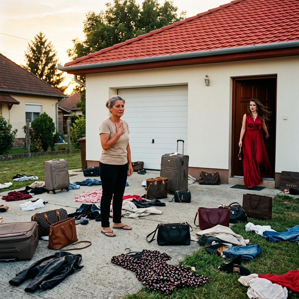 Egy hétig ápoltam beteg édesanyámat a kórházban, és amikor visszatértem, a házam zárait kicserélték.  1. RÉSZ: Egy hétig ápoltam beteg édesanyámat a kórházban, és amikor visszatértem, a házam zárait kicserélték. Ledermedtem, amikor megláttam a bőröndjeimet kint heverni… és egy idegent a saját otthonomban lakni.  María Fernanda López vagyok, bár szinte mindenki csak Fernandának hív. Harminckét éves vagyok, és egészen a közelmúltig azt hittem, többé-kevésbé értem, hogyan működik az élet. Nem azt mondom, hogy tökéletes. Senkinek sincs tökéletes élete. De legalább azt gondoltam, hogy vannak bizonyos dolgok, amiket magától értetődőnek vehetünk: az otthon, a házasság, annak a személynek a szava, akivel megosztjuk az életünket.  Most már tudom, hogy ez nem mindig van így.  Mindez egy átlagos délutánon kezdődött a ház kis konyhájában, ahol a férjemmel, Ricardóval és édesanyjával, Doña Patriciával laktam, Guadalajara egy csendes környékén. A konyha szűk volt. Egy régi tűzhely, egy falhoz tolva egy faasztal, és egy ablak, ahonnan az utcára nyílt kilátás, ahol mindig ugyanazok a szomszédok haladtak el.  Vacsorát készítettem.  Sült bab, rizs és néhány meleg tortilla. Semmi különös, de elég volt hármunknak.  Gőz szállt a fazékból, amikor rezegni kezdett a telefonom az asztalon.  Egyszer.  Kétszer.  Háromszor.  Nem volt megszokott, hogy valaki ennyiszer hívjon egymás után. Megtöröltem a kezem a kötényemben, és felvettem.  “Halló?”  A vonal másik végén egy nyugodt, professzionális női hangot hallottam.  “Carmen López lányával beszélek?”  Valami összeszorult a mellkasomban.  “Igen… ő az.”  Rövid csend következett, mielőtt a nő folytatta.  “A Guadalajarai Polgári Kórházból hívom.” Az édesanyját nemrég vették fel nagyon alacsony vérnyomással és súlyos kimerültséggel. Szükségünk van egy családtag mielőbbi érkezésére.  Egy pillanatig nem tudtam mit mondani.  Anyám egyedül élt egy kisvárosban Tepatitlán de Morelos közelében, alig több mint fél órányira a várostól. Amióta férjhez mentem, mindig ragaszkodott hozzá, hogy jól van, hogy ne aggódjak, hogy továbbra is tud dolgozni és boldogulni egyedül.  De valami bennem mindig tudta, hogy ez nem teljesen igaz.  “Úton vagyok” – sikerült végre kimondanom.  Letettem a telefont.  A rizs még mindig forrt a fazékban, de hirtelen már nem érdekelt.  Felrohantam az emeletre, hogy átöltözzek. Ricardo a szobában a kanapén feküdt, és videókat nézett a telefonján, a háttérben a tévé ment.  “Ricardo” – mondtam nyersen. “Anyám kórházban van.”  Egy pillanatra felnézett.  “Megint?”  A hangneme meglepett.  “Azt mondják, nagyon gyenge” – magyaráztam. – Mennem kell.  Lassan leült, mintha a hír jobban zavarta volna, mint amennyire aggasztotta volna.  – Meddig?  – Nem tudom… talán néhány napig.  Ricardo hosszan sóhajtott.  – Rendben. De ne sokáig.  Ennyi volt.  Nem volt több kérdés.  Még csak egy „Hogy van?” kérdés sem.  Abban a pillanatban azt gondoltam, talán fáradt a munkától. Hogy talán nem tudja, hogyan reagáljon. Néha a férfiak ilyenek, mondtam magamnak.  Bepakoltam egy kis táskába a legszükségesebb dolgokat, és gyakorlatilag kirohantam a házból.  A taxi száguldott Guadalajara nyirkos utcáin, miközben én kibámultam az ablakon, a szívem hevesen vert.  Amikor megérkeztem a kórházba, anyámat egy fehér ágyban találtam fekve, kisebben, mint amire emlékeztem.  A bőre sápadt volt.  A kezei, amelyek mindig erősek voltak, törékenynek tűntek a lepedőn.  Éreztem, hogy valami eltörik bennem.  – Anya…  Lassan kinyitotta a szemét a hangom hallatán.  Megpróbált mosolyogni.  – Ó, drágám… nem kellett volna ilyen gyorsan jönnöd.  Leültem mellé.  – Persze, hogy kellett volna.  Az orvos elmagyarázta, hogy egy ideje alultáplált és túlhajszolt volt. A teste egyszerűen feladta.  – Több napig pihennie kell – mondta. – És jó lenne, ha valaki mellette maradna.  Egy pillanatig sem haboztam.  A következő néhány napban gyakorlatilag a kórházban éltem.  Reggelente beszéltem az orvosokkal, beszereztem a gyógyszereit, és segítettem anyámnak enni. Éjszaka egy műanyag székben ültem az ágya mellett.  Néha ott elaludtam, a fejemet a hideg falnak döntve.  Ricardo szinte soha nem hívott.  Talán kétnaponta kapott egy üzenetet.  – Minden rendben?  Gyorsan válaszoltam.  „Igen, anya jobban van.”  Nem akartam aggódni miatta.  Nem tudtam… hogy miközben az éjszakáimat a kórházi székben töltöttem, valami olyasmi történik a saját otthonomban, amiről soha nem tudtam volna álmodni.  A 2. rész a hozzászólásokban található.