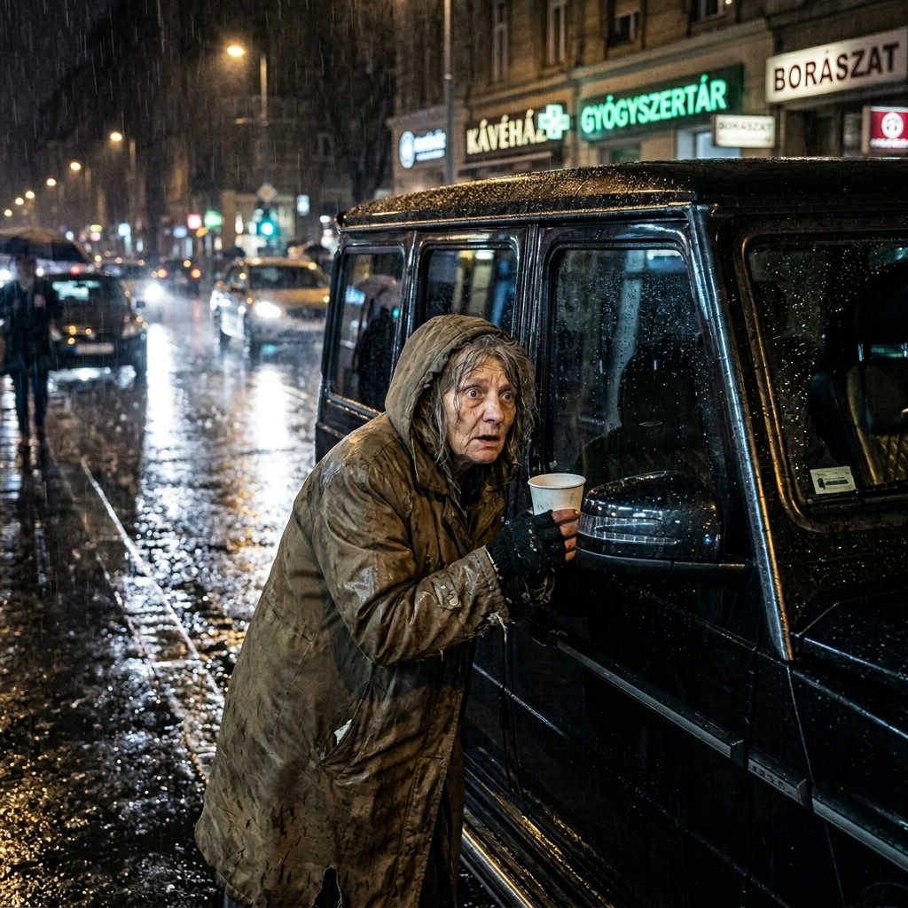 Megálltam egy közlekedési lámpánál, hogy alamizsnát adjak egy idős asszonynak, de rémülten vettem észre, hogy az anyám áll előttem 😲 A bátyám mindent elvett tőle, és kidobta az utcára, de a bosszúm sokkal szörnyűbb lenne 😱 Hideg és nedves késő este volt. Az eső erősen verte az autó ablakát, és az ablaktörlők alig tudták távol tartani a vizet. Fáradtan, dühösen és üresen tartottam hazafelé az ismerős utcába egy nehéz nap után. Az autóm megállt egy lámpánál, és az ablakon keresztül néztem a szerelőre. Egy idős nő közeledett az ajtóhoz, egy régi, vizes kabátban, a kapucnija a fejére húzva. Egy papírpoharat tartott a kezében, amiben néhány érme zajt csapott. Először még az arcába sem néztem. Sok ilyen ember van az utcán, főleg este. Már ki akartam venni néhány érmét, és odaadni nekik, hogy elmenjenek a következő autóhoz, de aztán felnéztem és megdermedtem. Előttem az anyám volt. Még soha nem láttam így. Az arca gyenge volt, keze remegett a hidegtől, vizes ruhái nehéz, koszos redőkben lógtak. Abban a pillanatban minden a feje tetejére állt bennem. Leengedtem az ablakot, és egy olyan hangon kérdeztem, ami nem az enyém volt: – Anya, miért vagy az utcán, miért kérsz pénzt, mint egy koldus? Először elfordította a tekintetét, mintha szégyellne a szemembe nézni, aztán lassan megszólalt: – A bátyád az. Elvette a házamat, titokban papírokat íratott velem alá, majd kidobott az utcára. Nem hittem el azonnal a szavait. Minden elkezdett forogni a fejemben. A bátyám mindig tudta, hogyan kell szépen beszélni, azt a benyomást kelteni, hogy gondoskodó fiú, hogy mindenkinek segít, hogy minden tőle függ. Anyukám vele élt, miután apám meghalt, és sokszor felhívtam, hogy megkérdezzem, minden rendben van-e. Minden alkalommal azt mondta, hogy minden rendben van, hogy nincs mitől tartani, hogy a bátyja mellette van. És most megláttam az esőben, egy pohár jótékonysággal, és megértettem, mekkora hazugság rejlett ezek mögött a megnyugtató szavak mögött.  – Miért nem hívtál? – kérdeztem, miközben éreztem, hogy egyre fokozódik a dühöm. Nedves arcát a kezével törölgette, és szinte suttogva válaszolt: – Nem akartalak ebbe belekeverni. Ránéztem, és nem értettem, hogy bírja még mindig. Az anyám, aki egész életében dolgozott, felnevelt minket, mindent feladva magának, most az út szélén állt, és idegenektől koldult pénzt. – És miért vagy az utcán, miért gyűjtesz pénzt? – kérdeztem újra, bár már mindent értettem. – Nincs más kiút – mondta. – Valahogy meg kell élnem. És egy velem egykorú nőt sehova sem akarnak felvenni. Ezek után a szavak után olyan érzés, mintha valami örökre eltört volna bennem. Kinyitottam az ajtót, betettem anyát a kocsiba, bekapcsoltam a fűtést, és odaadtam neki a sálamat. Hazafelé menet mindent elmesélt. A bátyám hónapok óta próbálja rávenni, hogy aláírja a papírokat, mondván, hogy a közművekhez, az átíráshoz, a ház védelméhez szükségesek. Megbízott benne, mert a fia. Aztán kiderült, hogy a ház már róla van elnevezve. Ezután gyorsan megmutatta az igazi arcát. Elkezdte kiabálni, hogy csak az útjába áll, hogy a ház mostantól az övé, hogy nem köteles élete végéig etetni egy idős asszonyt. Azon a napon szó szerint kidobta egy zsák élelmiszerrel, és megmondta neki, hogy soha többé ne jöjjön. Hallgattam rá, és éreztem, hogy ami bennem növekszik, az nem csak harag, hanem hideg, nehéz düh. Azon az éjszakán egy egyszerű dolgot értettem meg: a bátyámnak mindenért felelnie kell. És abban a pillanatban már tudtam, hogy a bosszúm ijesztőbb lesz számára, mint bármilyen ütés. A történet folytatása az első hozzászólásban található 👇👇