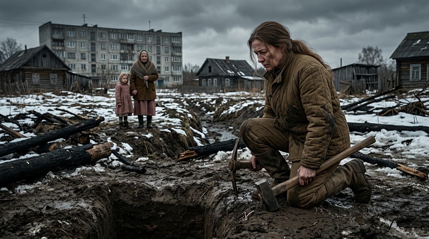 Miután kiszabadult a börtönből, egy volt rab megvett egy régi házat egy faluban, amelynek udvarán egy furcsa kutyaketrec állt. Amikor a nő lebontotta, valami hátborzongatót látott alatta 😱😨 Három év börtönben töltött év után Marina sok terv nélkül szabadult. Egykor híres idegsebész volt: a legbonyolultabb műtéteket végezte, előadásokat tartott fiatal orvosoknak, és a betegek hónapokkal előre időpontot foglaltak nála. De egy botrányos történet mindent tönkretett. Egy hiba, egy nyomozás, egy tárgyalás és a kollégák árulása, akik siettek hátat fordítani neki, hogy mentsék saját hírnevüket. A város már nem volt az a hely, ahol új élet kezdődhetett. Túl sokan ismerték a nevét.  Ezért Marina messzire ment, egy kis faluba a hegyek lábánál. Régi faházak álltak ott, tavasszal az út sártengerré változott, és az utcán csak reggel vagy este lehetett embereket találni. Utolsó pénzéből vett egy régi házat görbe kerítéssel és egy gazzal teli kerttel. A ház szinte elhagyatottnak tűnt: a tető helyenként beázott, az udvaron pedig bokrok és száraz fű volt. De a haditengerészet nem félt ettől. Úgy döntött, hogy a saját kezével fog dolgozni, és fokozatosan mindent rendbe tesz. A kemény fizikai munka tűnt számára a legjobb módnak arra, hogy eltompítsa a börtönbarakkok és a végtelen kihallgatások emlékeit.  De már az első naptól kezdve valami furcsa dolog vonta magára a figyelmét az udvaron.  A kert közepén egy nagy és régi kutyaketrec állt. Túl hatalmasnak tűnt egy átlagos ketrechez képest. A deszkákat az idő megfeketítette, a tető görbe volt, a talaj pedig nagyon tömörnek tűnt, mintha valaha valamit eltemettek volna alatta. Marina nyugtalan volt. A ketrec inkább egy kis büntetőcellára hasonlított, mint egy kutyahelyre.  Másnap egy fekete terepjáró állt meg a háza előtt. Egy magas, körülbelül ötvenéves férfi szállt ki az autóból. Danielnek hívták. Viselkedéséből egyértelműen kiderült, hogy befolyásos személy a faluban. Nyugodtan, sőt udvariasan beszélt. – Hallottam, hogy megvetted ezt a földet – mondta. – Ha akarod, hajlandó vagyok megvenni tőled. Duplán fizetek neked. Marina fürkészően figyelte. – Miért kell neked a régi házam? A férfi egy pillanatig habozott, majd nehezen válaszolt: – Ez a föld nem a legjobb. Az emberek gyakran elköltöznek innen. Csak egy jó verziót mondok. Aztán lassabban hozzátette: – Egy magányos nőnek néha nem könnyű itt élni. Miután elment az autója, Marina sokáig az udvaron maradt. Hideg düh kezdett lassan forrni benne. A börtönben töltött évek alatt megtanulta, hogy ne féljen a sértésektől vagy a nyomástól. És azon az éjszakán úgy döntött, hogy elkezdi rendbe tenni az udvart. Az első dolog az volt, hogy közel kerüljön ahhoz a hátborzongató ketrechez. Navy munkakesztyűt húzott, sorba állt és egy nehéz rudat vett. Minden ütés a korhadt deszkákra süketen és erőteljesen visszhangzott. A deszkák repedtek és fröcsköltek. Nemrég egy vastag betonlap bukkant elő alattuk. Marina megállt és összevonta a szemöldökét. Ki öntene betont egy egyszerű kutyaketrec alá?  Fogd fel a rudat, és üss újra. A beton morzsolódni kezdett. Néhány perc múlva repedés keletkezett a deszka közepén. Marina kihasználta a rudat, és erőfeszítéssel félretett egy betondarabot. Egy sötét lyuk nyílt a deszka alatt. Marina lassan letérdelt, és belenézett. És abban a pillanatban megdöbbent attól, amit látott… 😨😲